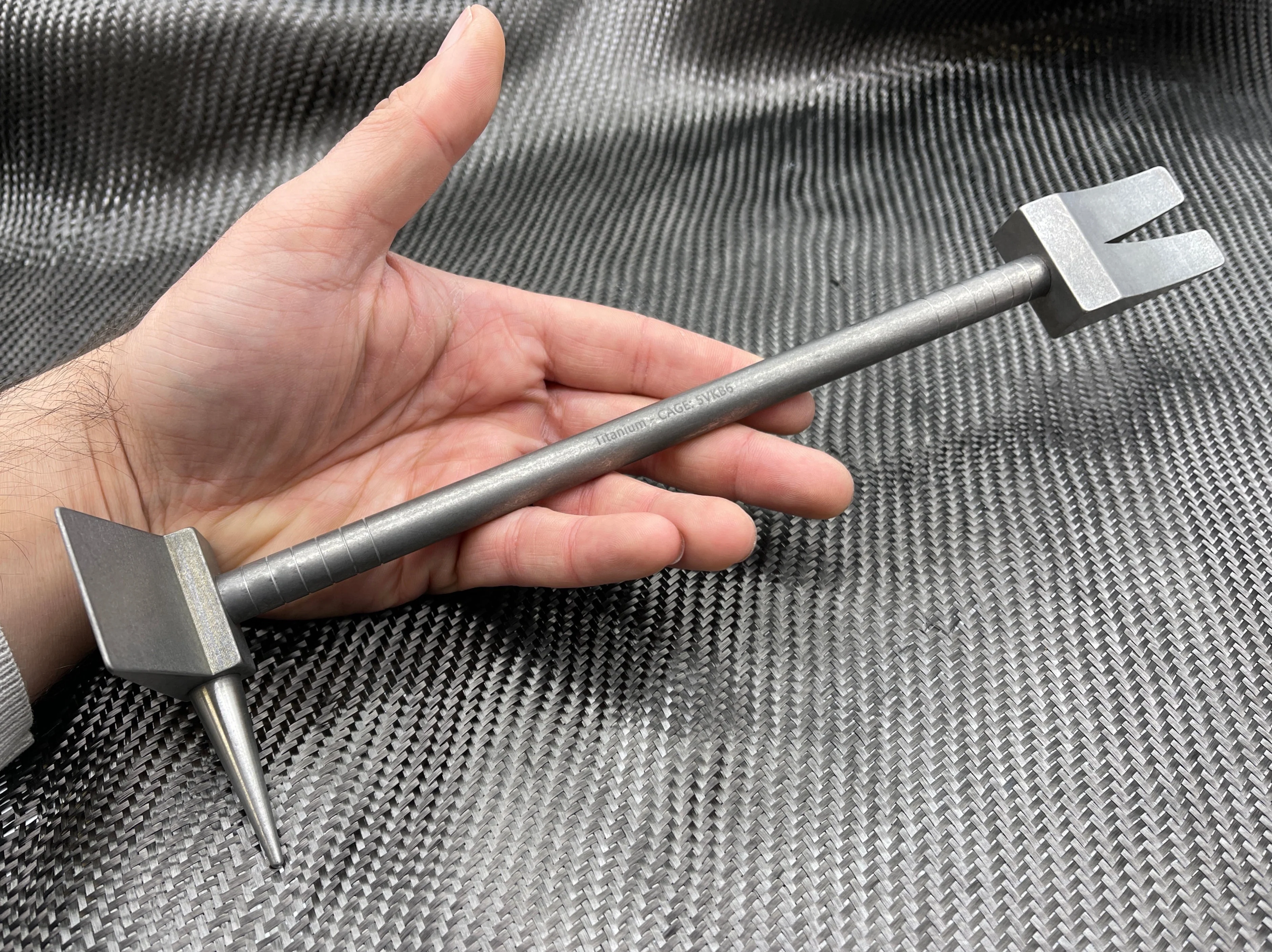 12" XL Ti Hooligan Forced Entry Tool - Titanium - New 2026 Small Batch! - Image 11
