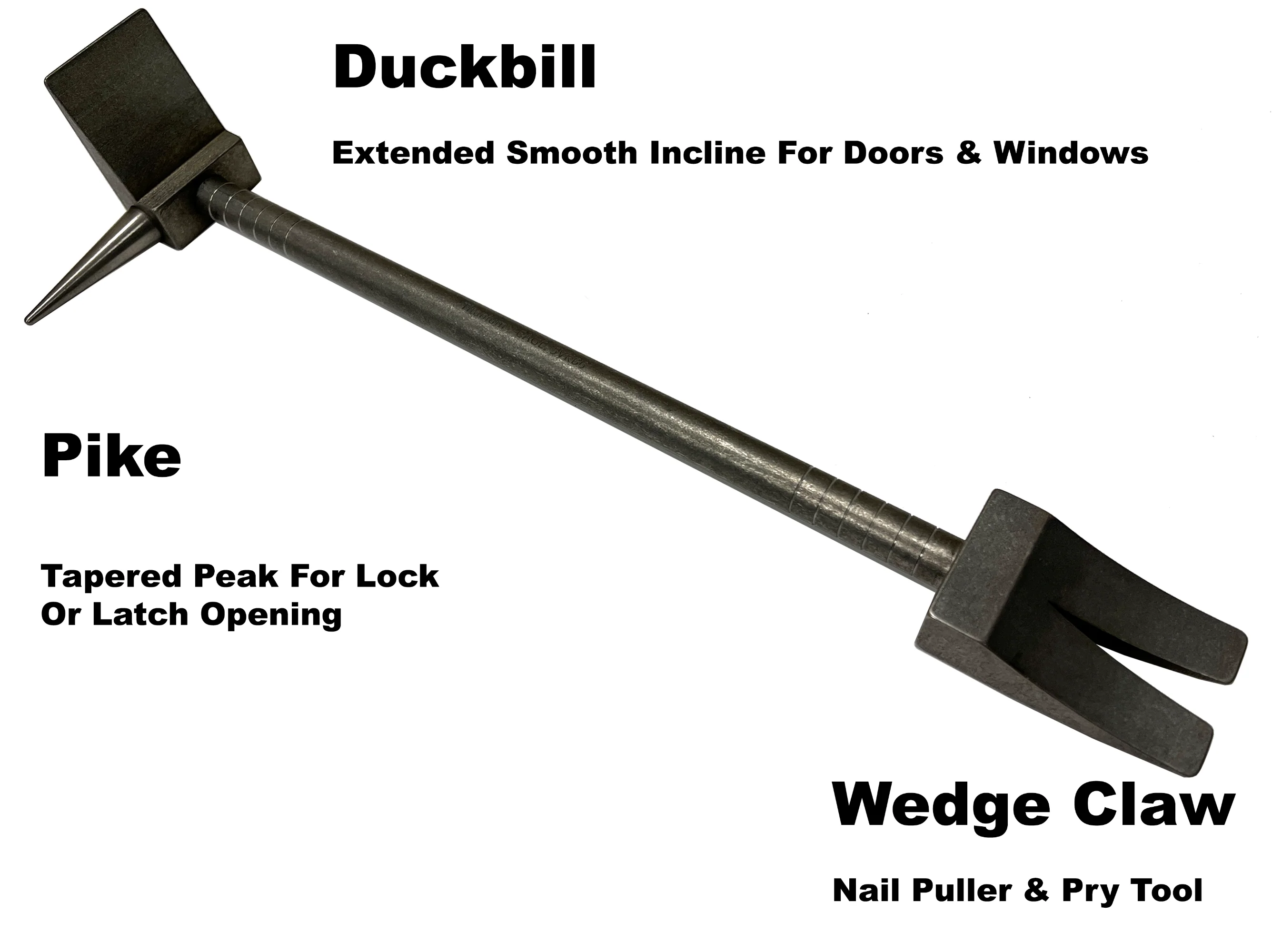 12" XL Ti Hooligan Forced Entry Tool - Titanium - New 2026 Small Batch! - Image 2