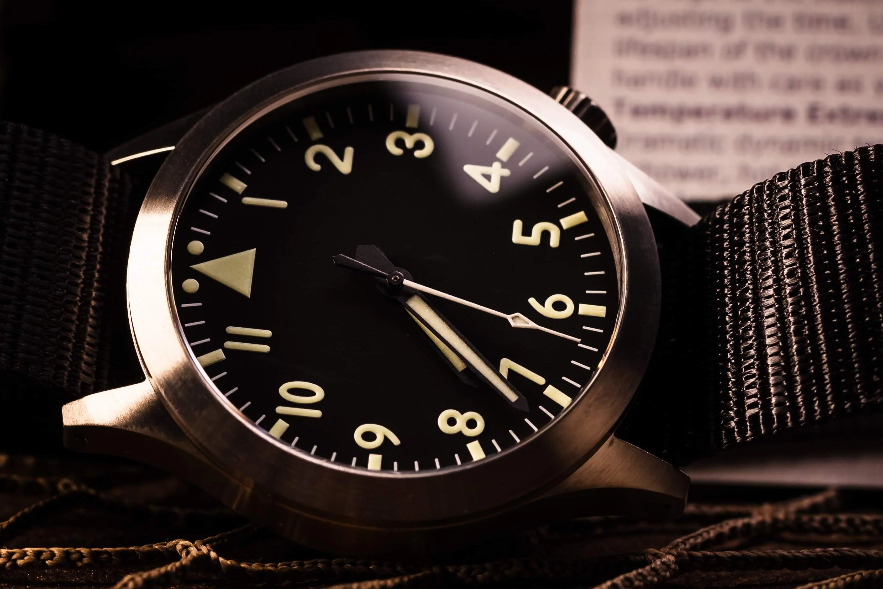 Titanium Pilot Automatic Watch by Maratac® - Image 17