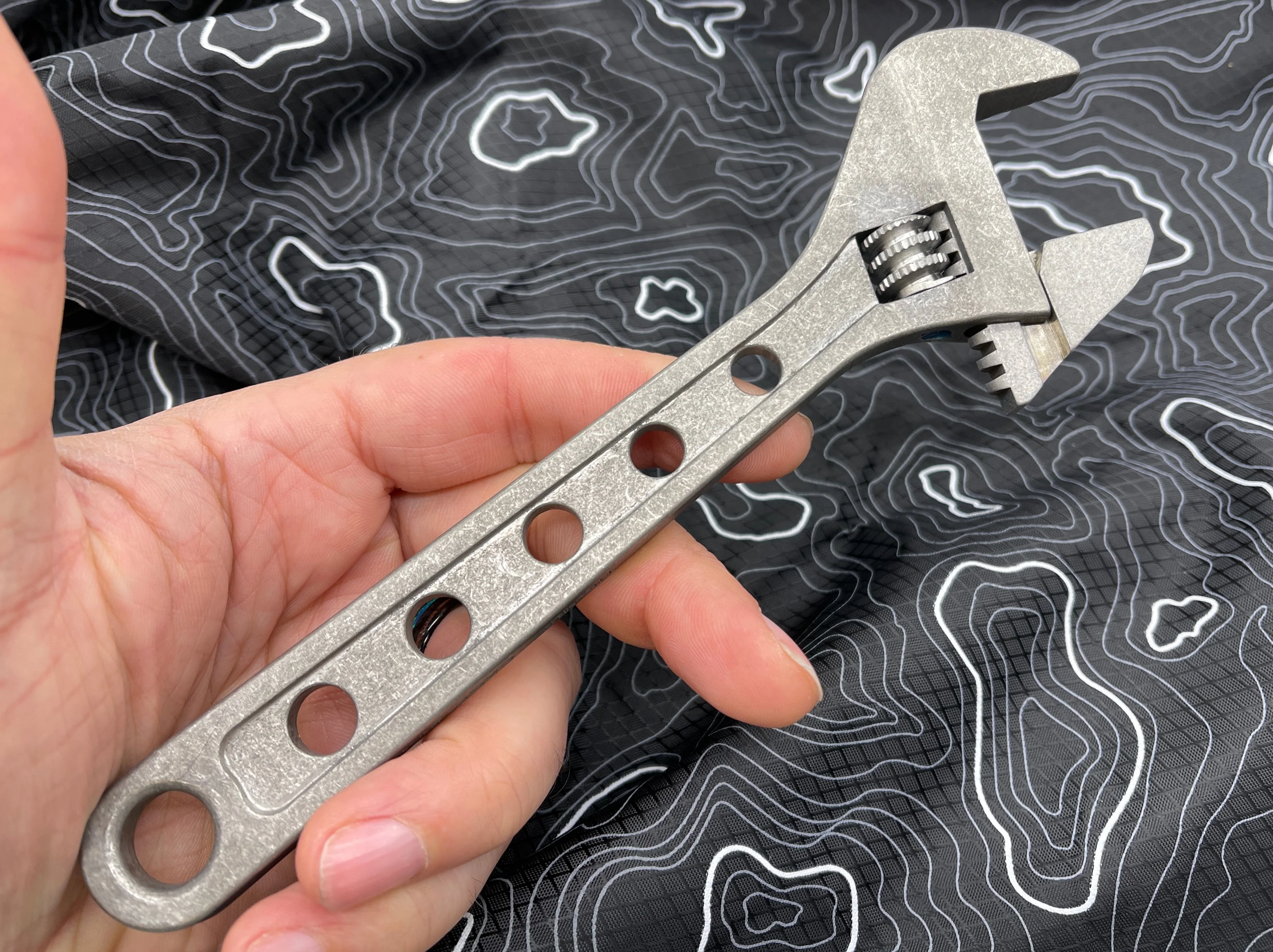 8 Inch  - Titanium Adjustable Wrench - ( NSN Pending ) - Image 17