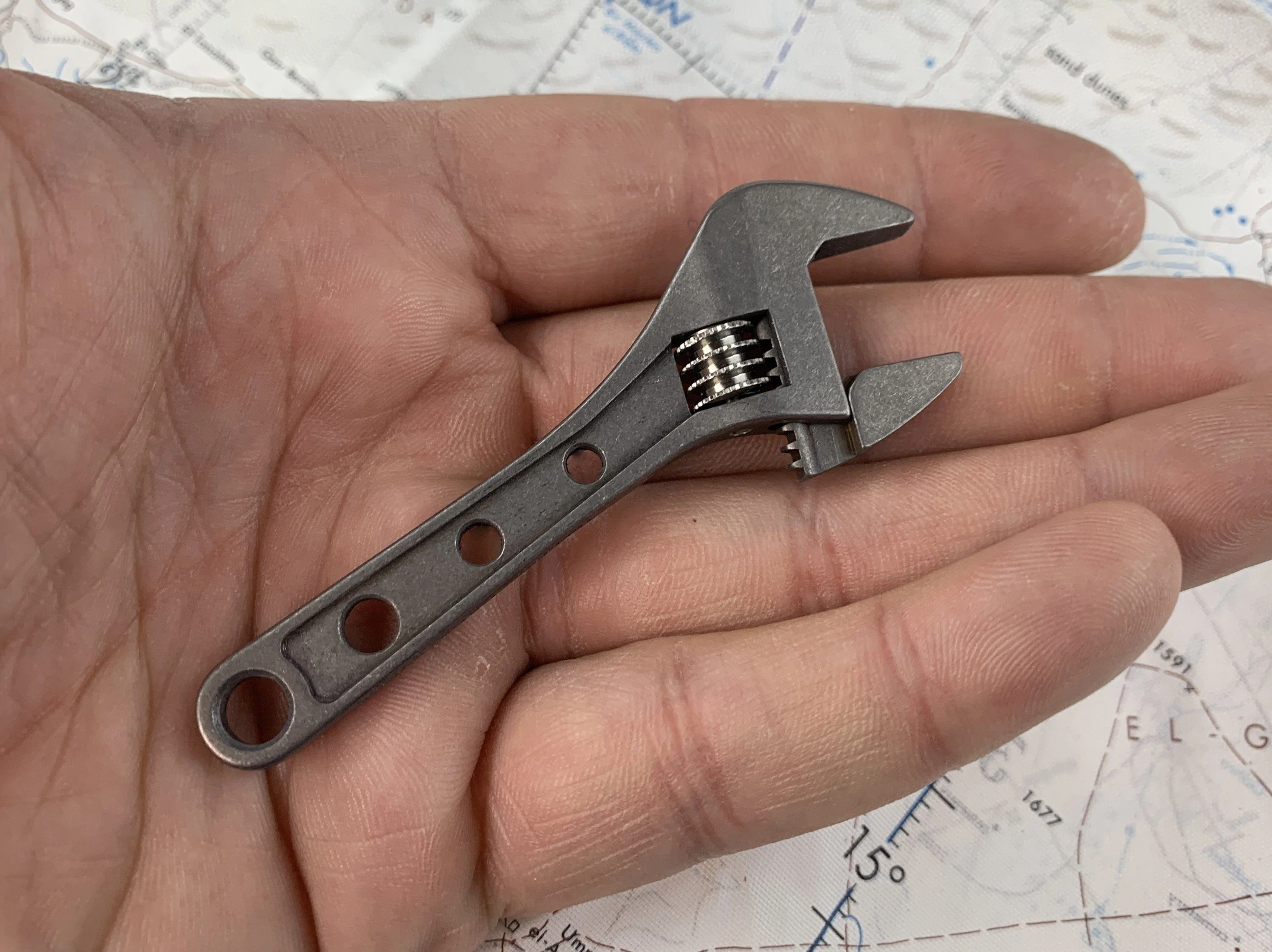 Small Adjustable Wrench - Titanium 3 Inch ( NSN Pending ) - Image 18