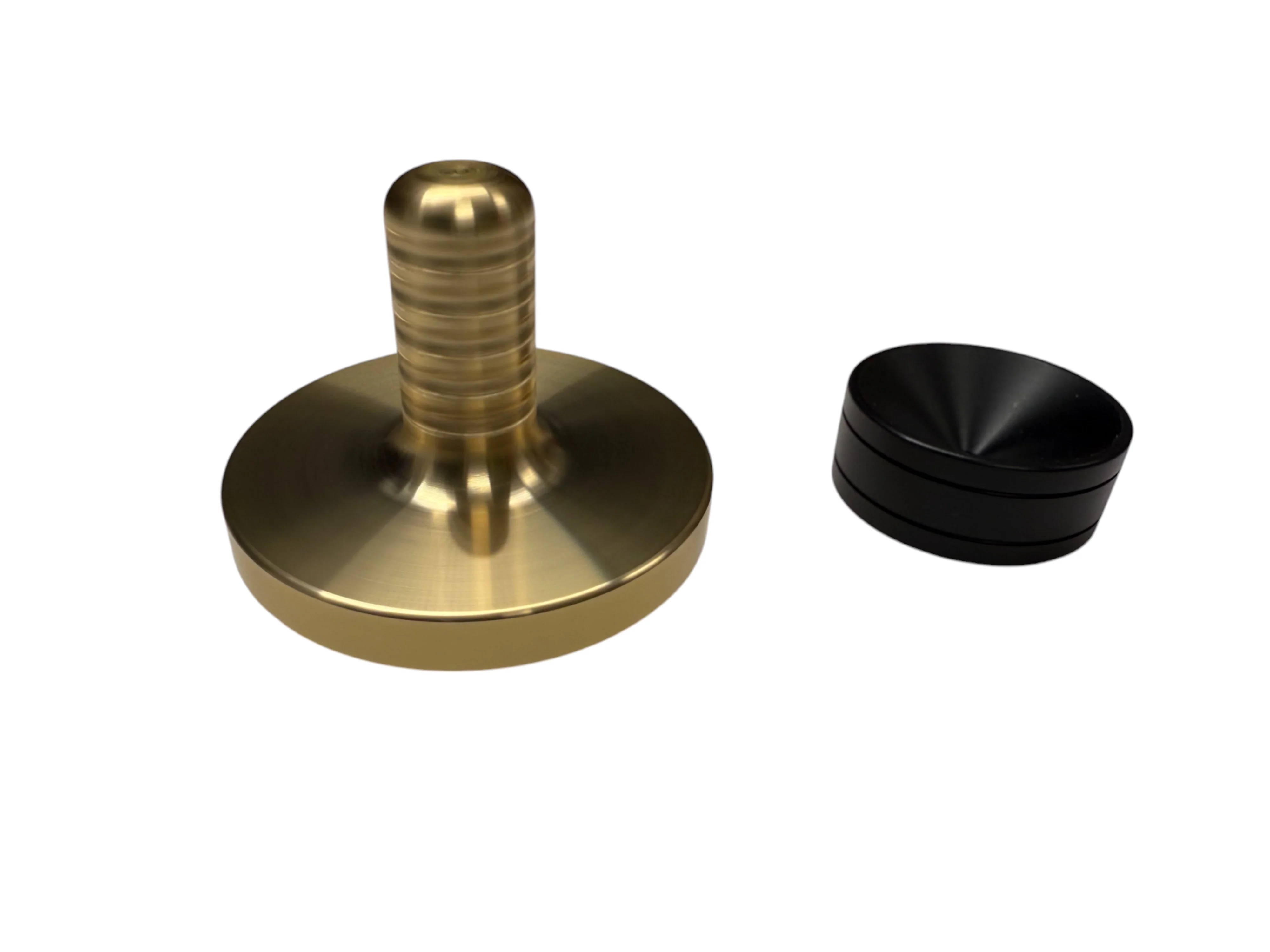 Tip Top - Tungsten / Brass - Spinning Top + Delrin Stand by Maratac® - Image 14