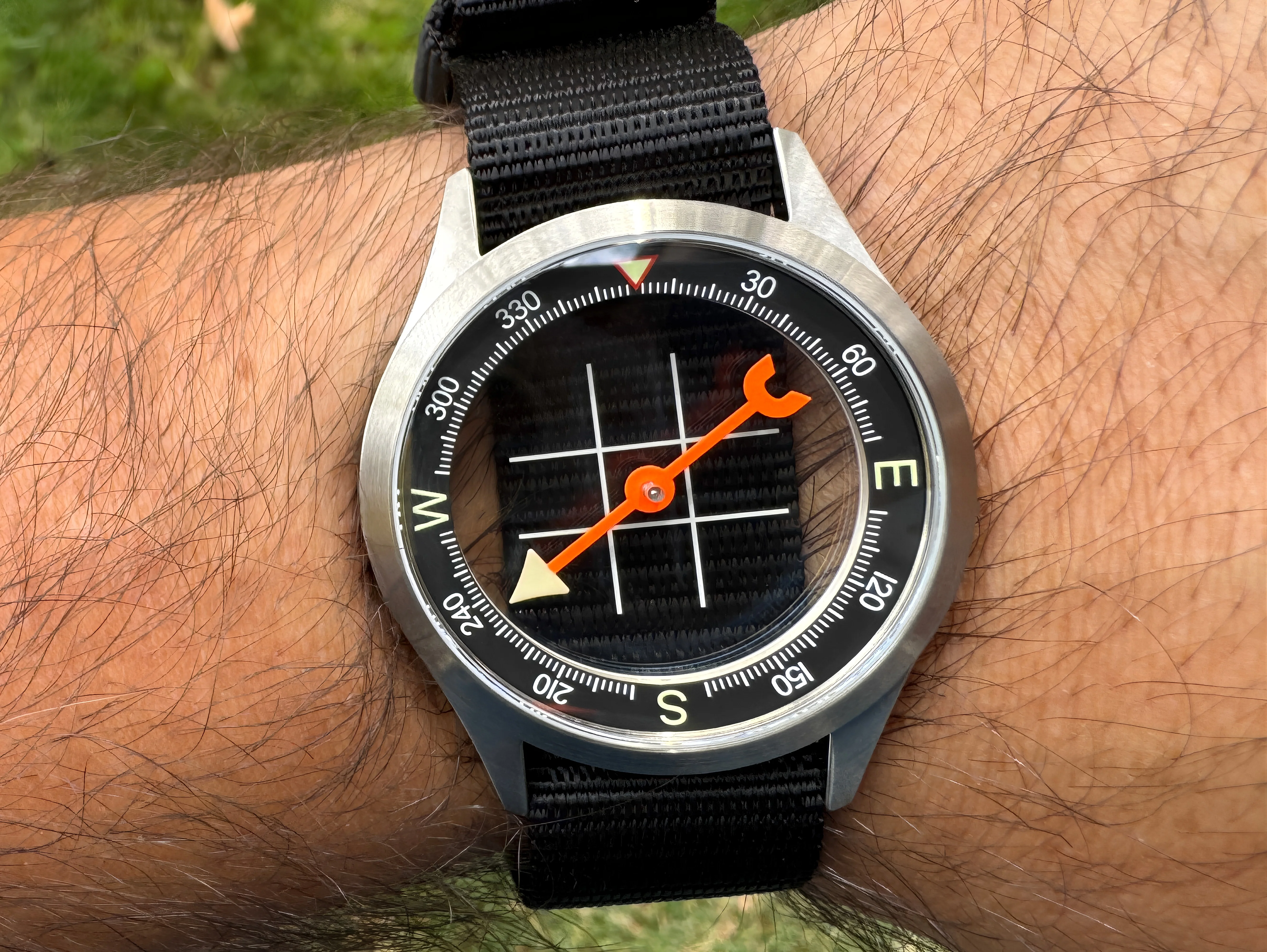 40mm AWC - Adventure Wrist Compass - Heirloom Dual Sapphire Titanium - Maratac® - Image 5