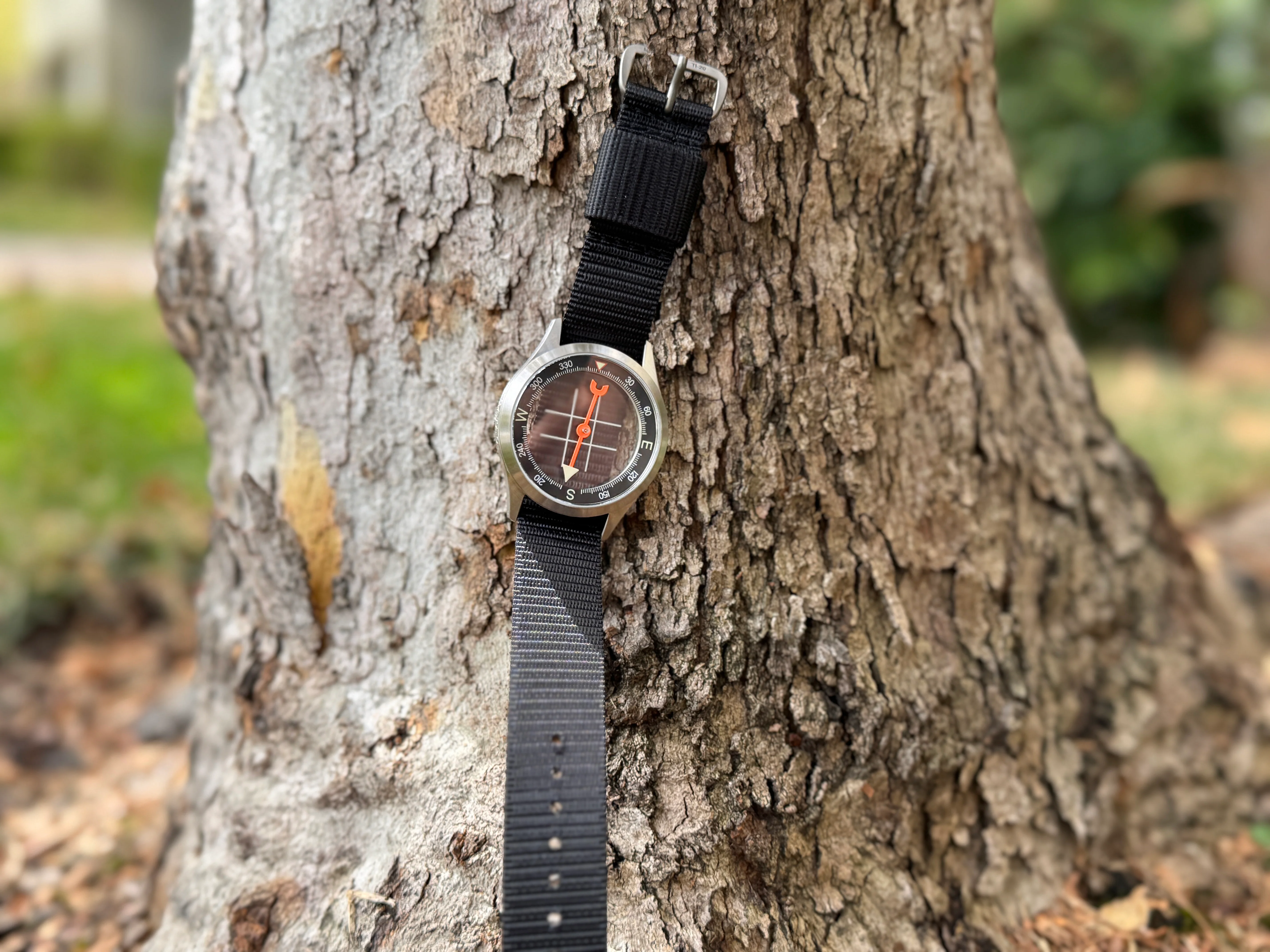 40mm AWC - Adventure Wrist Compass - Heirloom Dual Sapphire Titanium - Maratac® - Image 7