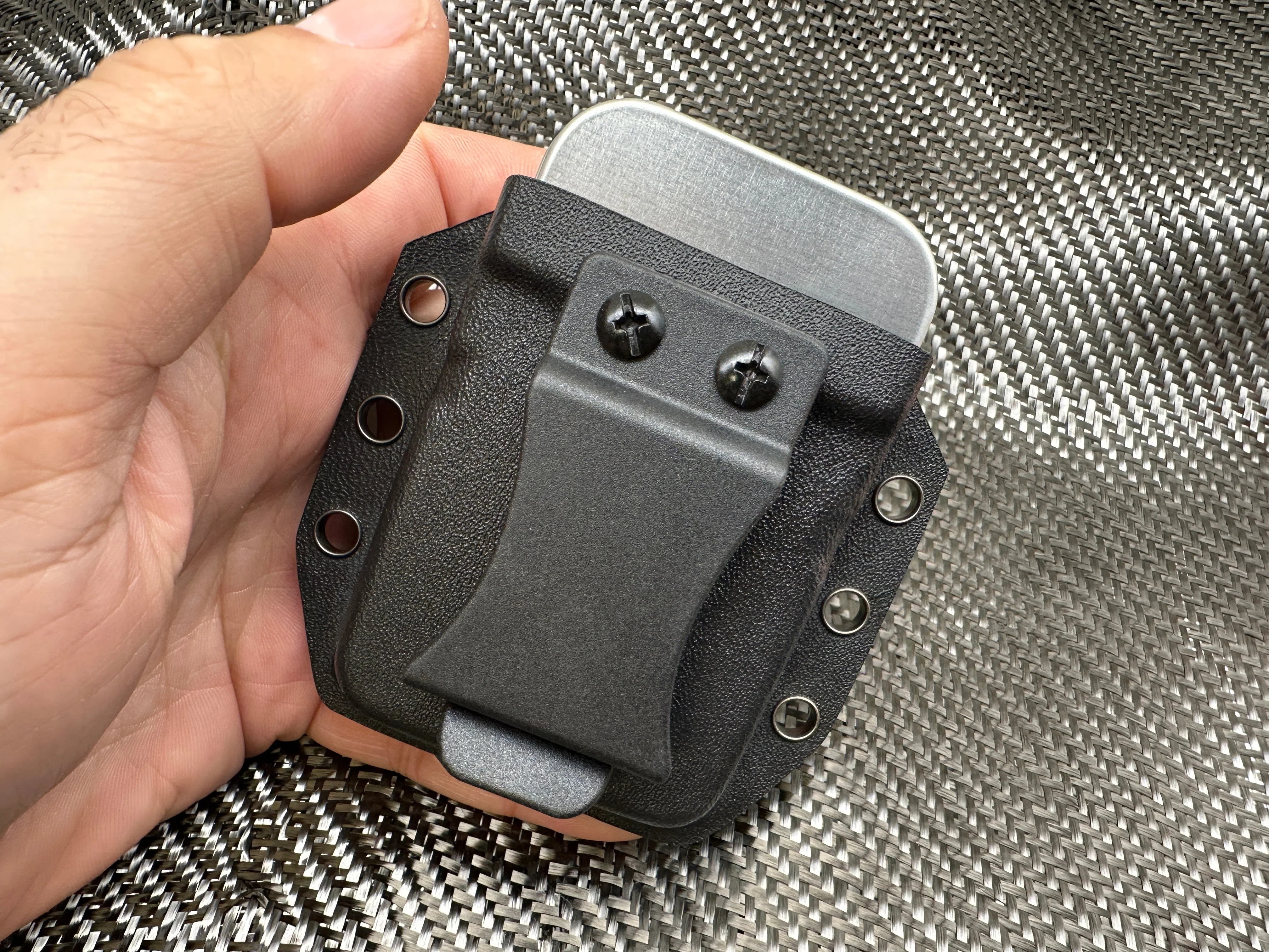 BIG - Kydex Belt Holster for Large Industrial Strength Tin - Image 5