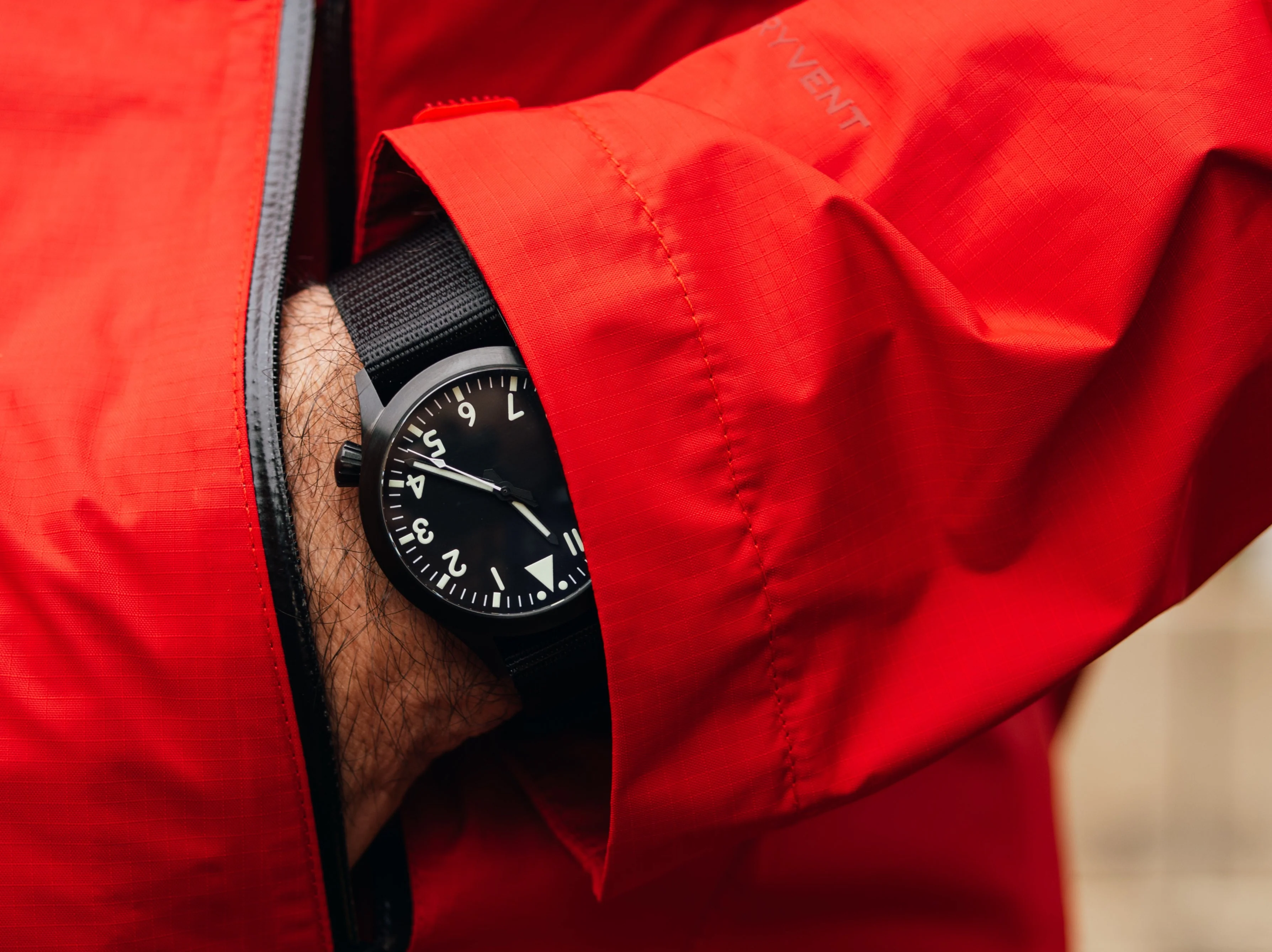 DLC Stainless Steel Pilot Automatic Watch by Maratac® - Image 4