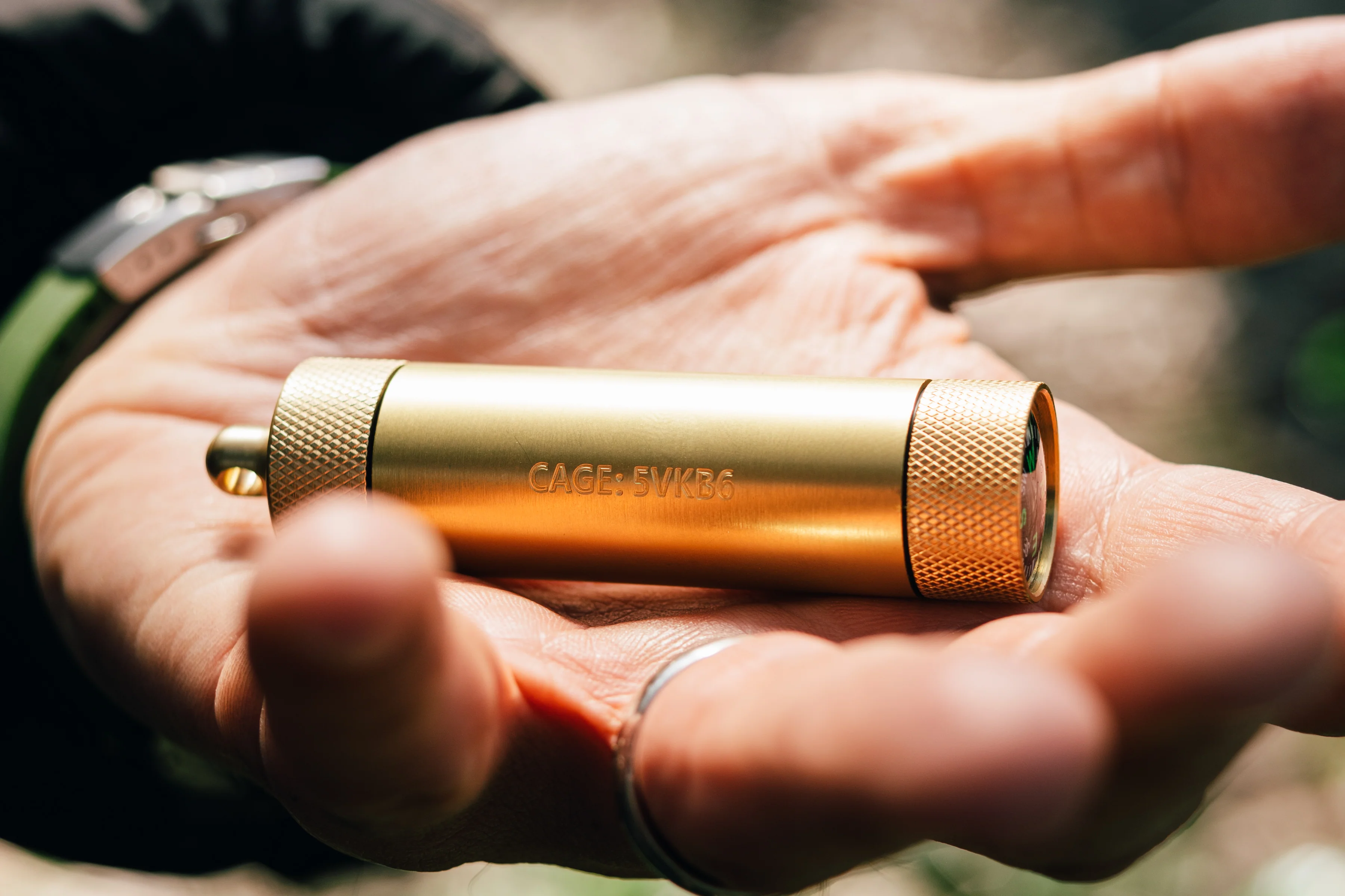 Brass Match & Compass Capsule - Gen 2 - Image 4