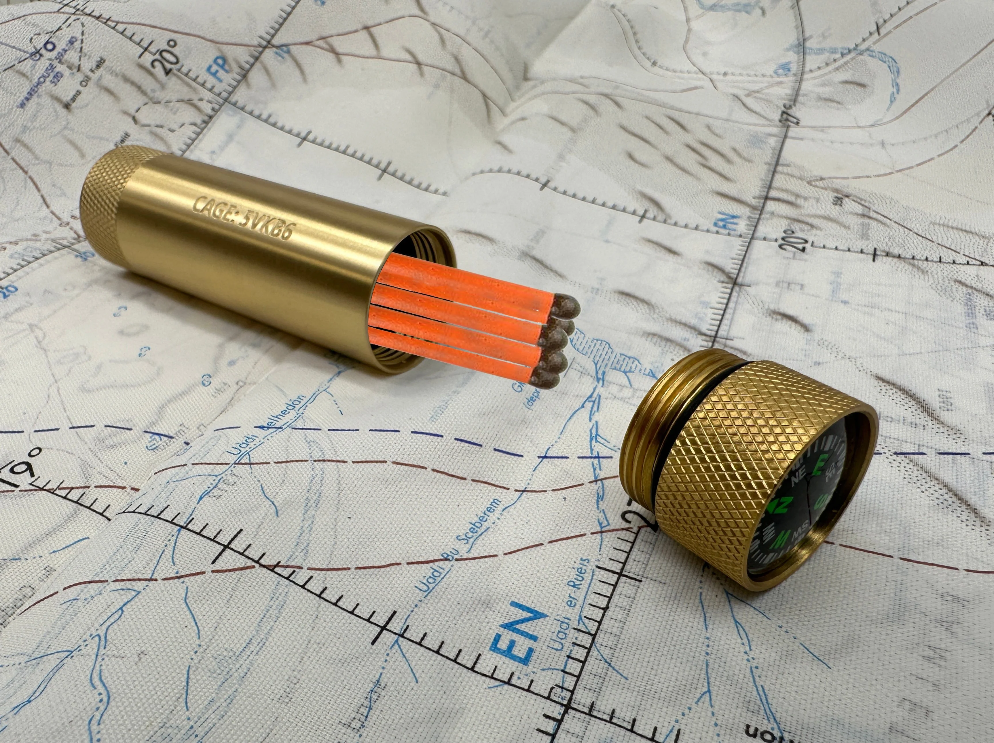 Brass Match & Compass Capsule - Gen 2 - Image 7