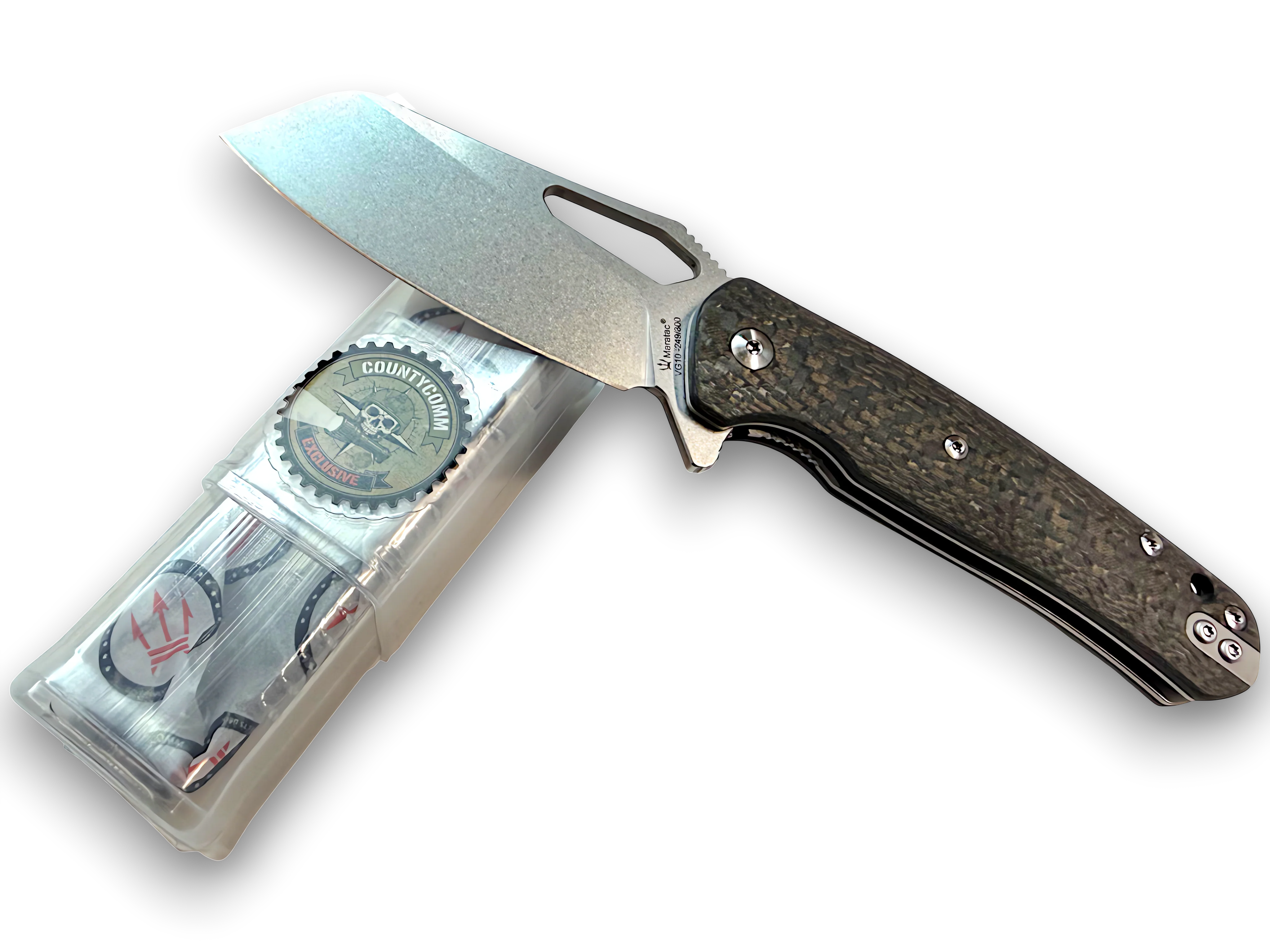 Carbon Arc Flipper - 3" VG10 - Maratac® Knife - Coming Soon! - Image 6