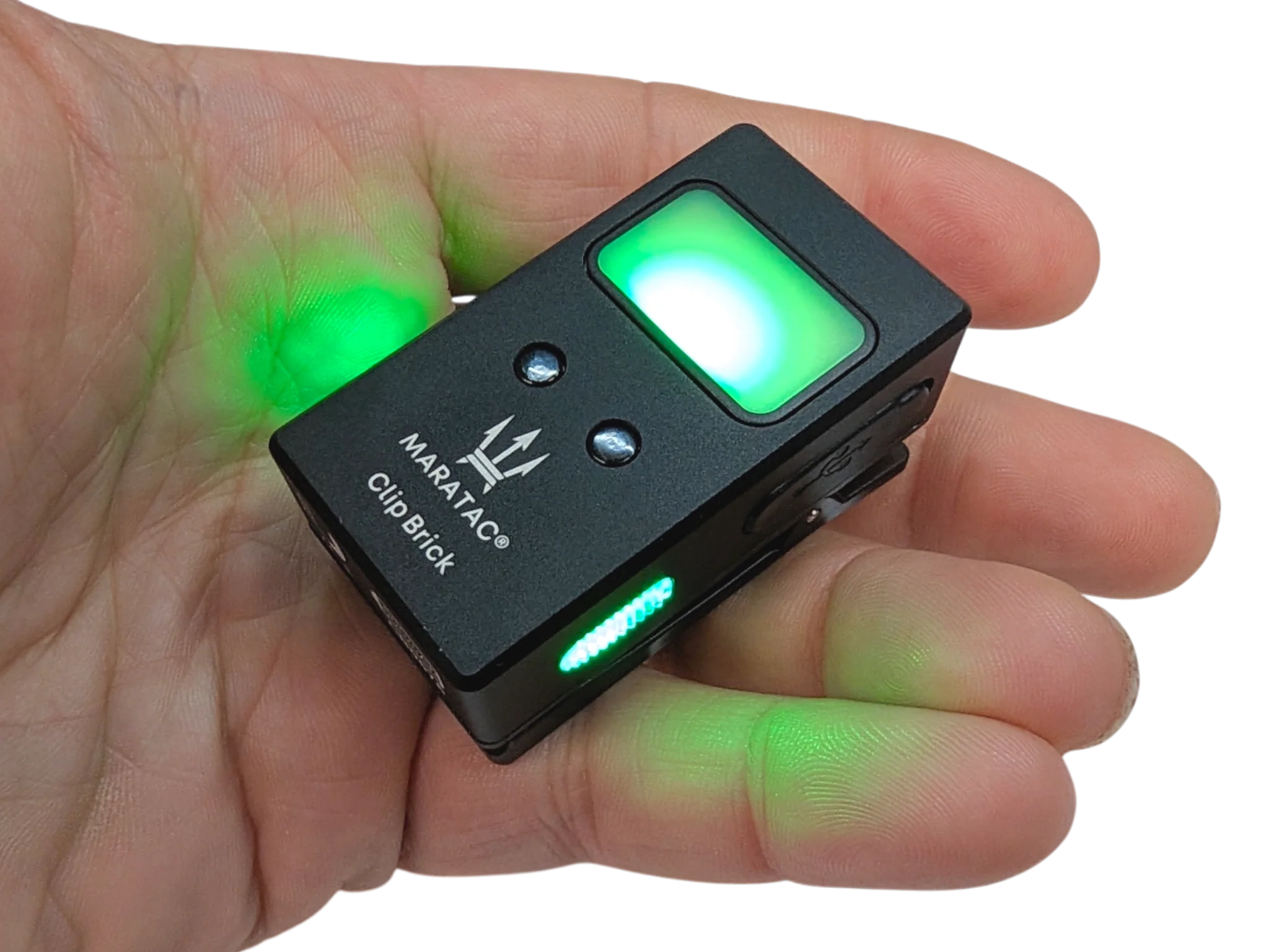 Clip Brick - LED Multifaceted RGB/ Flood / Spot Flashlight by Maratac® ( With Motion Sensing ) Coming Soon! - Image 3