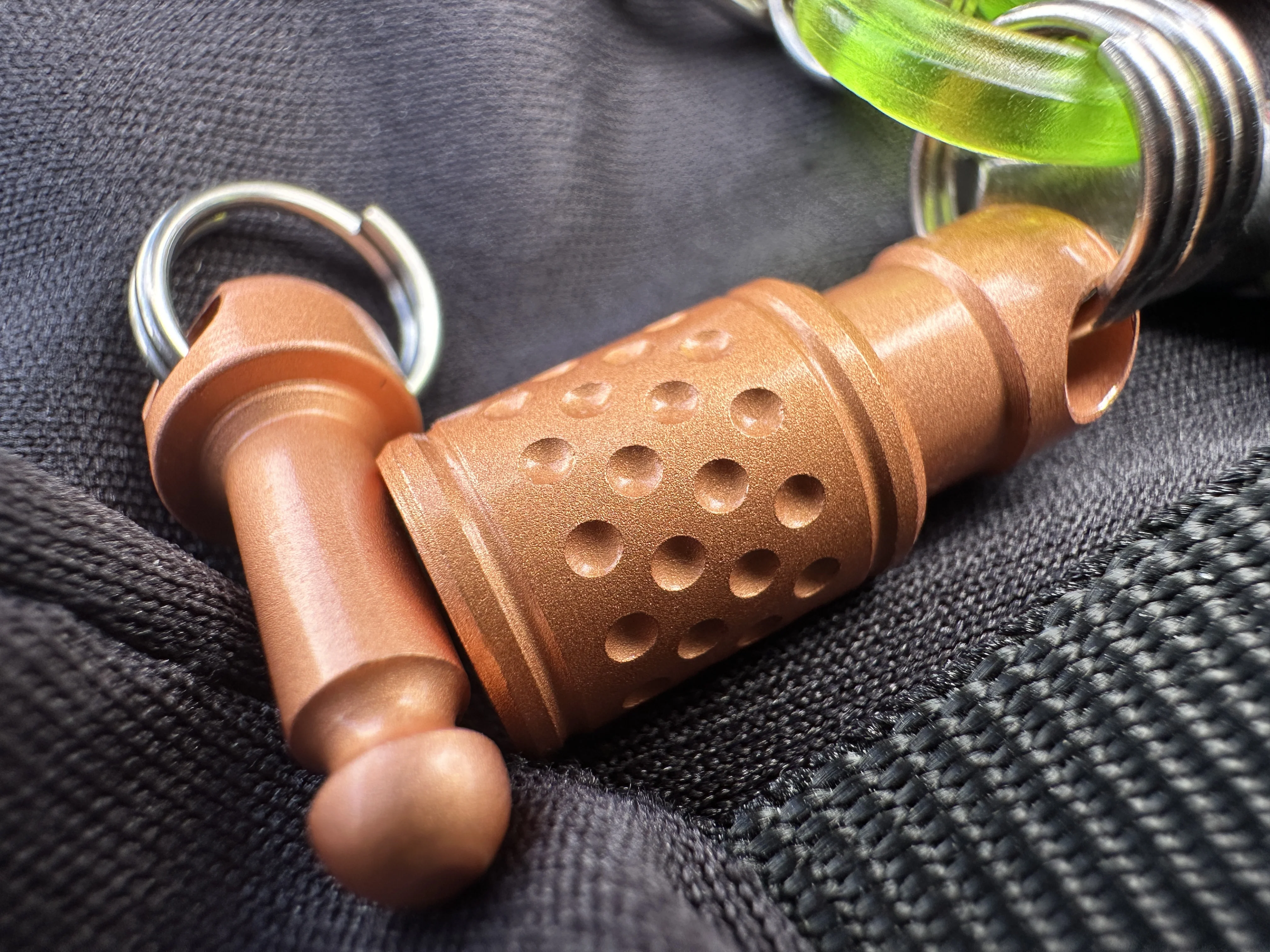 Copper QD Kwik Release Keychain Coupler - Image 2