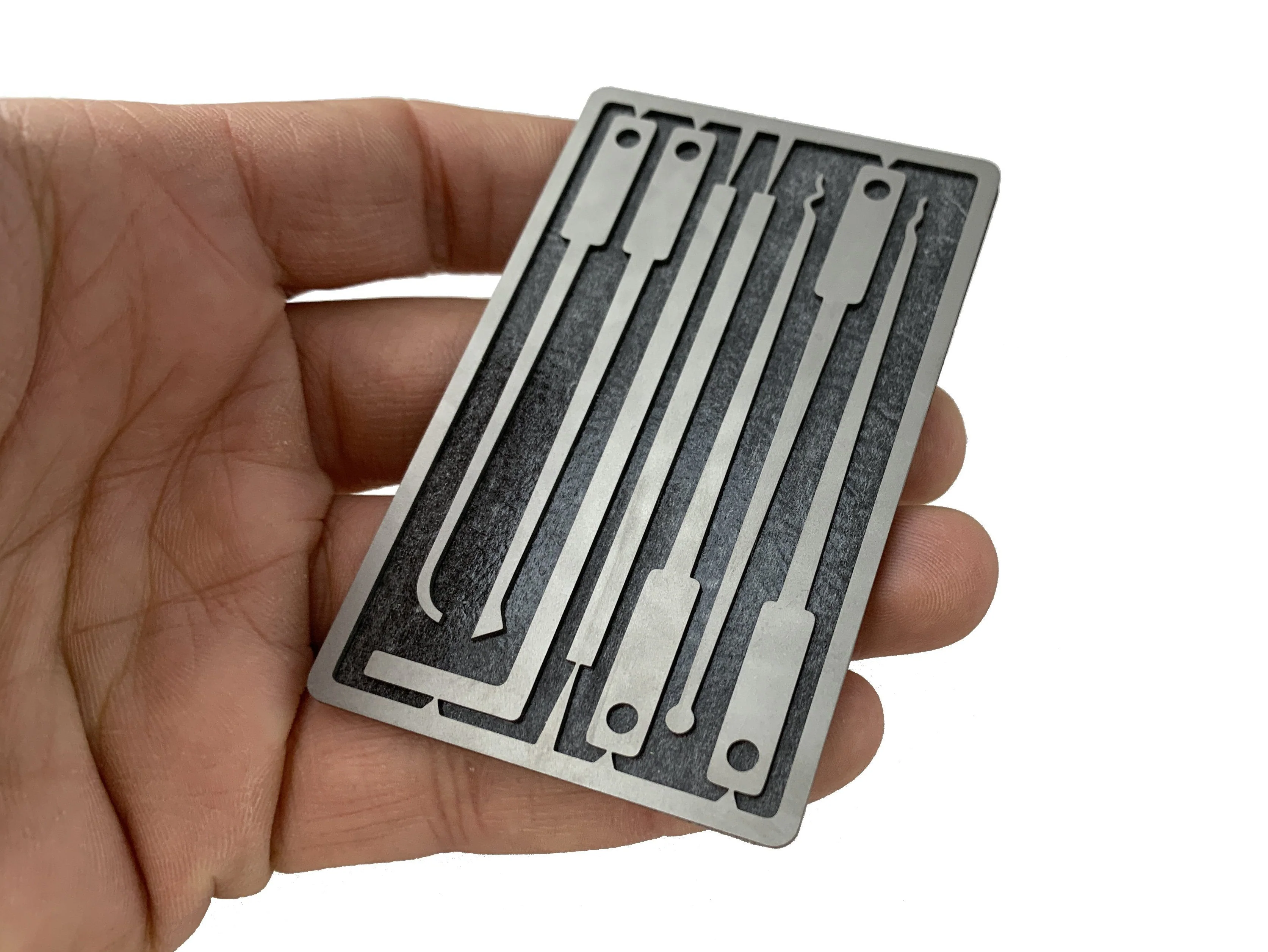 Covert Titanium Lock Pick Manipulation Card