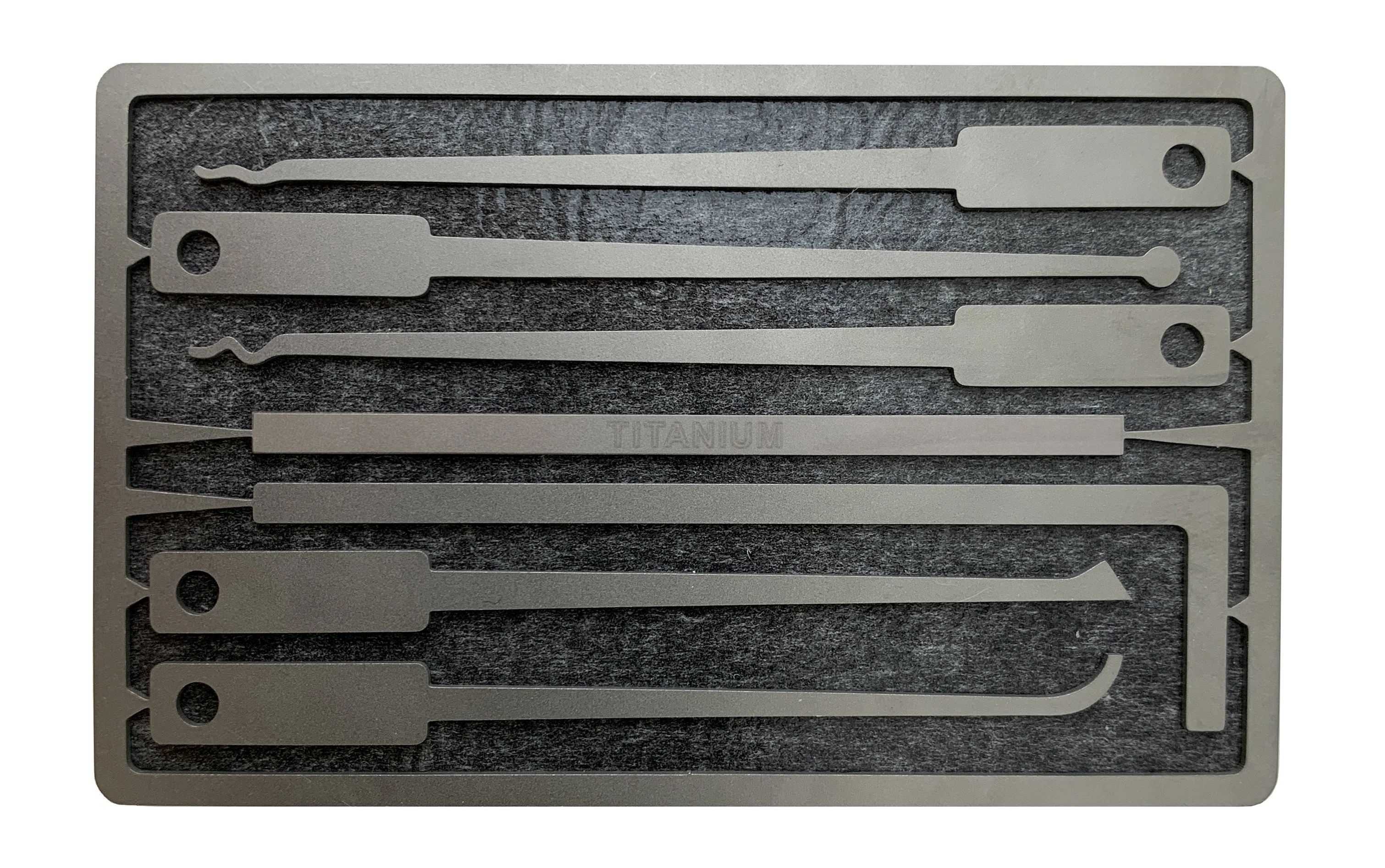 Covert Titanium Lock Pick Manipulation Card - Image 2