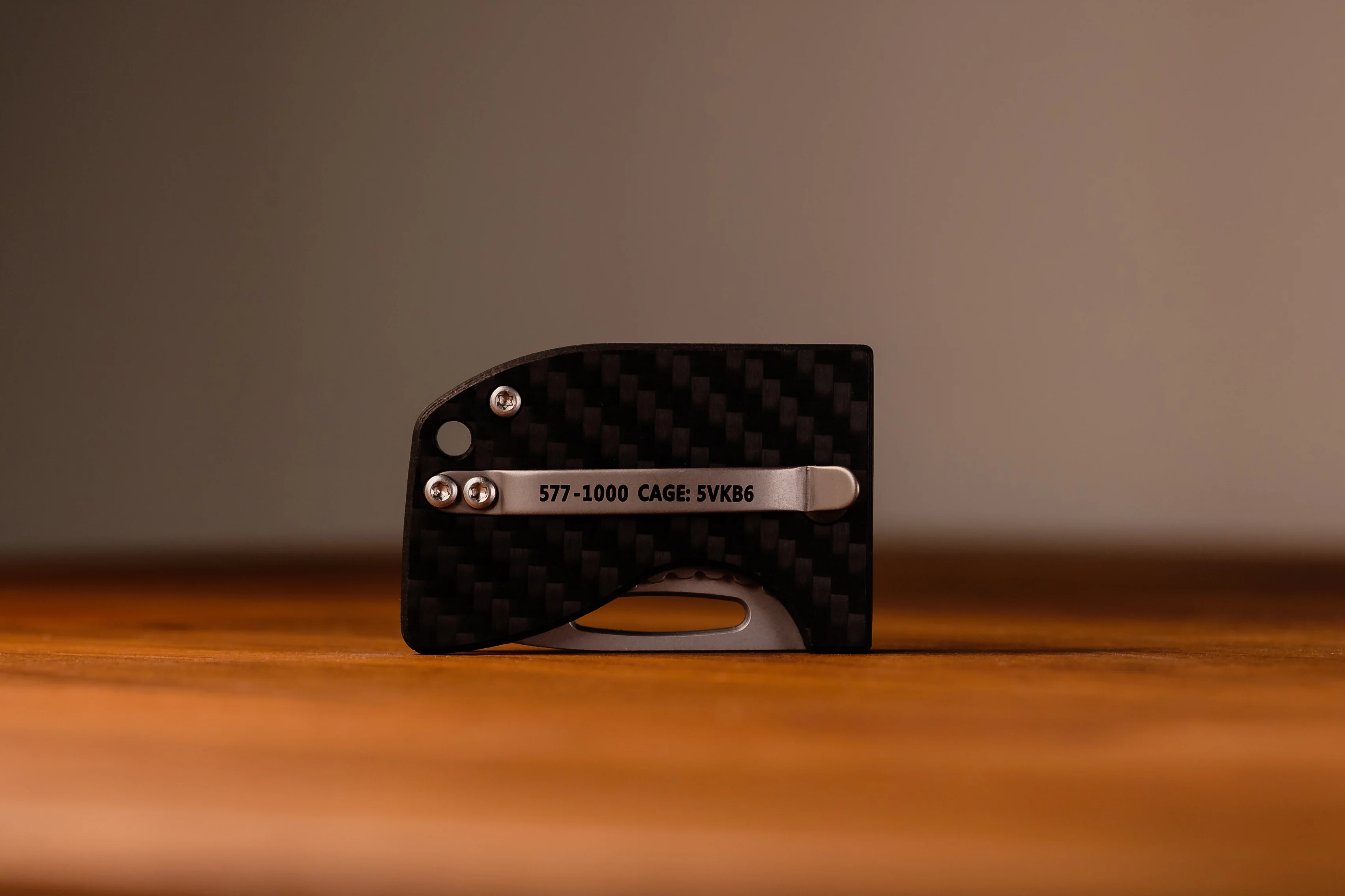 D2 Stub 2.0 Knife - Titanium Frame Lock & (( Carbon Fiber )) by Maratac® - Image 6