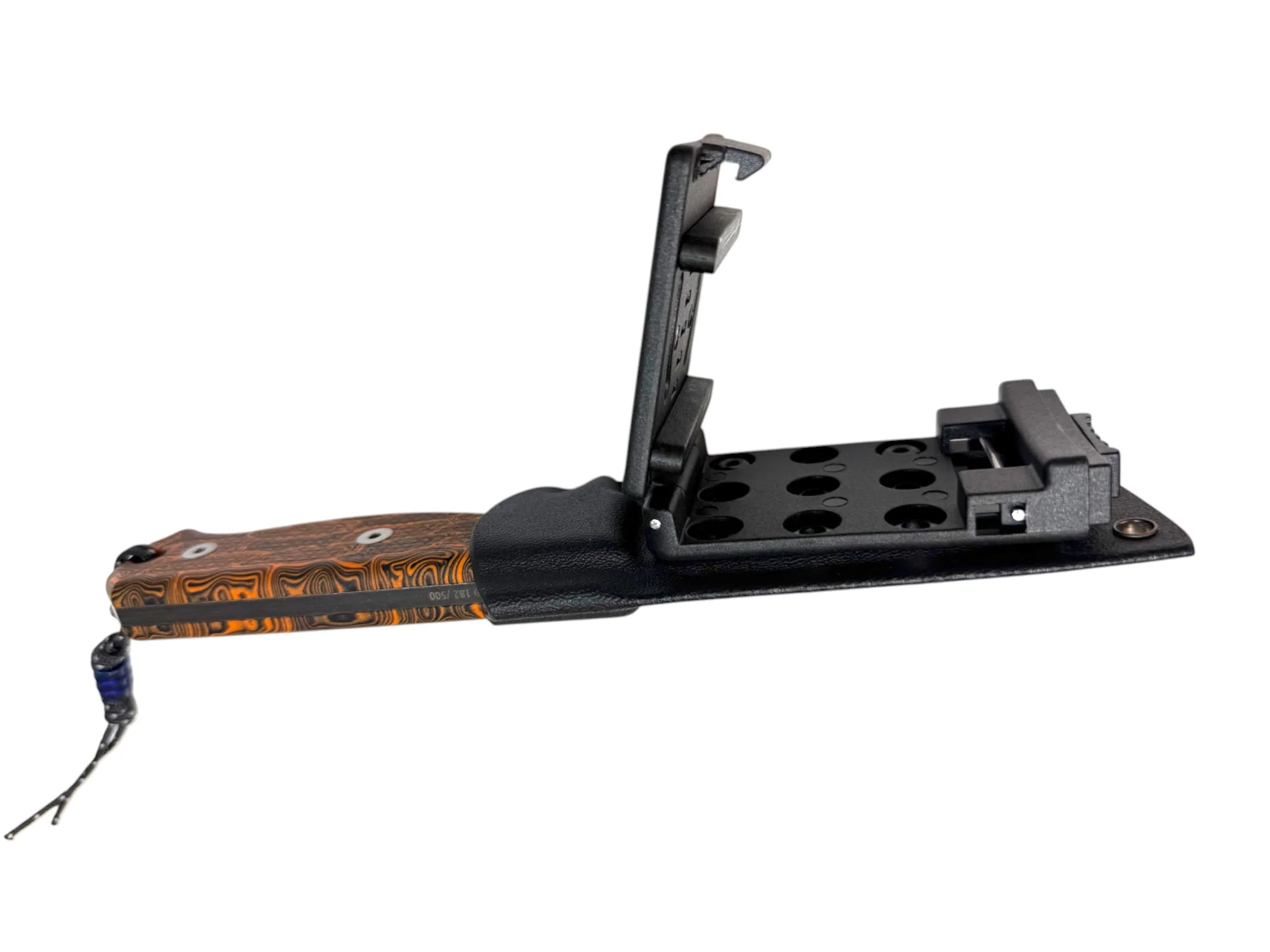 ERGO R4A PRO - Ready 4 Action - Fixed Blade Knife ( Orange Labyrinth G10 ) - Image 6
