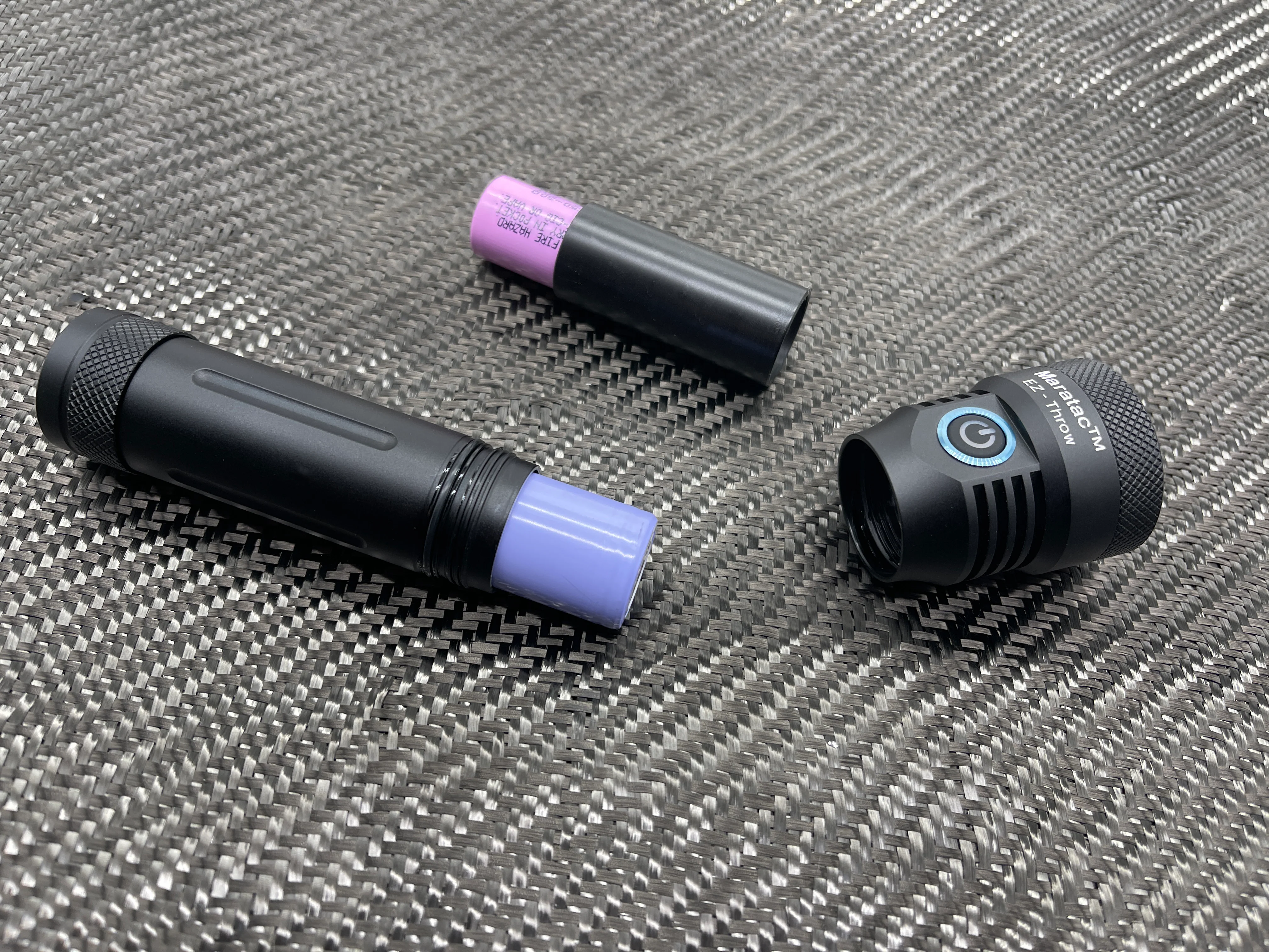 EZ - Throw 18650 / 21700 Flashlight by Maratac® ( + Built In Charger ) - Image 4