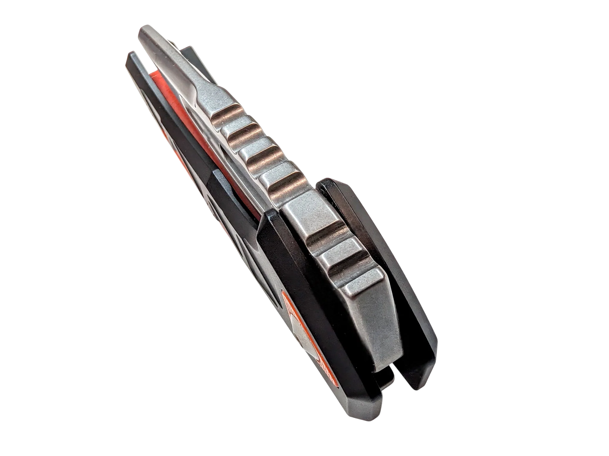 Fox Chronos Thick Boy - Stonewash N690Co - Made In Italy - Limited Edition - ( Black/ Orange ) - Image 3