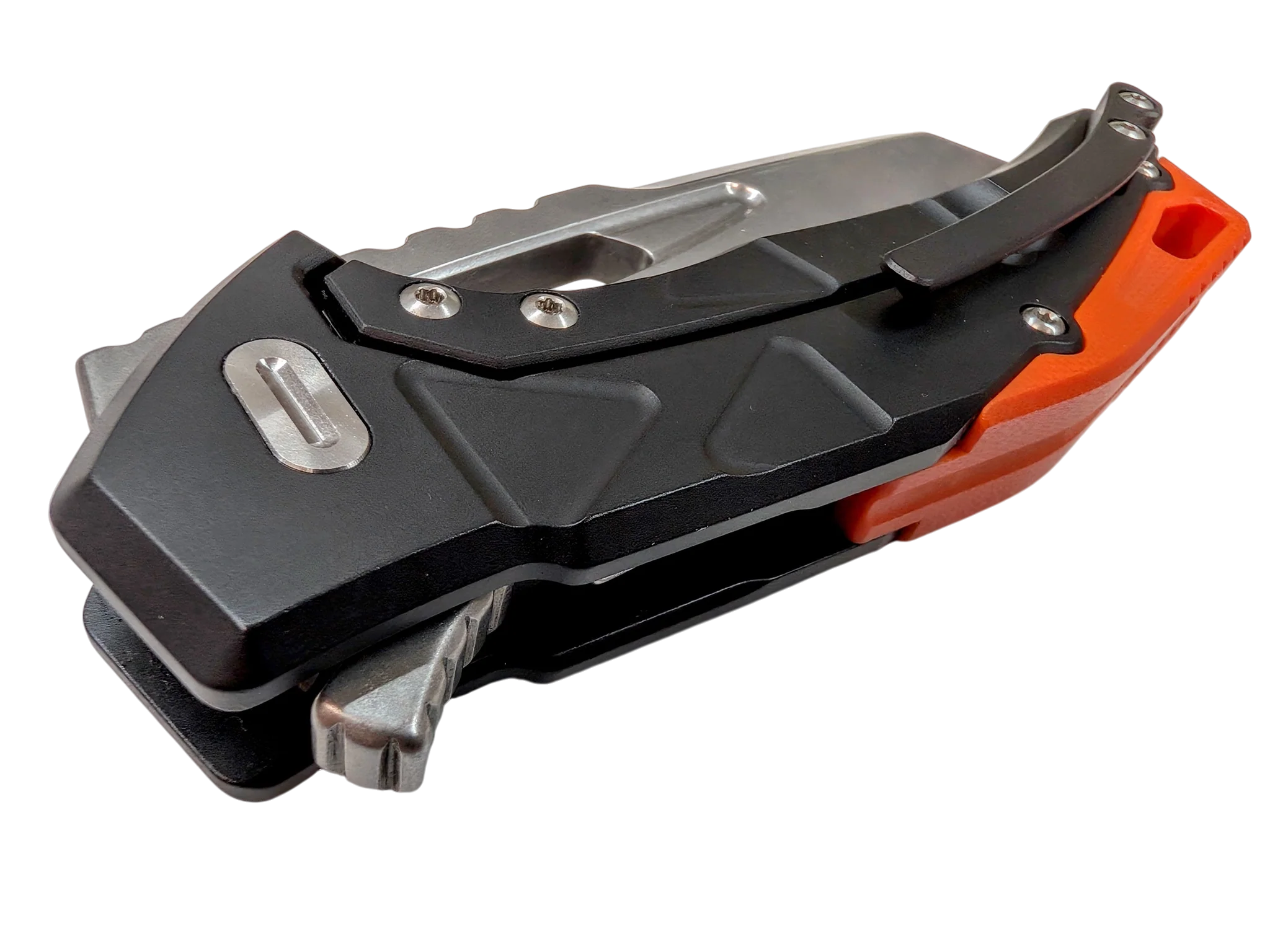 Fox Chronos Thick Boy - Stonewash N690Co - Made In Italy - Limited Edition - ( Black/ Orange ) - Image 9