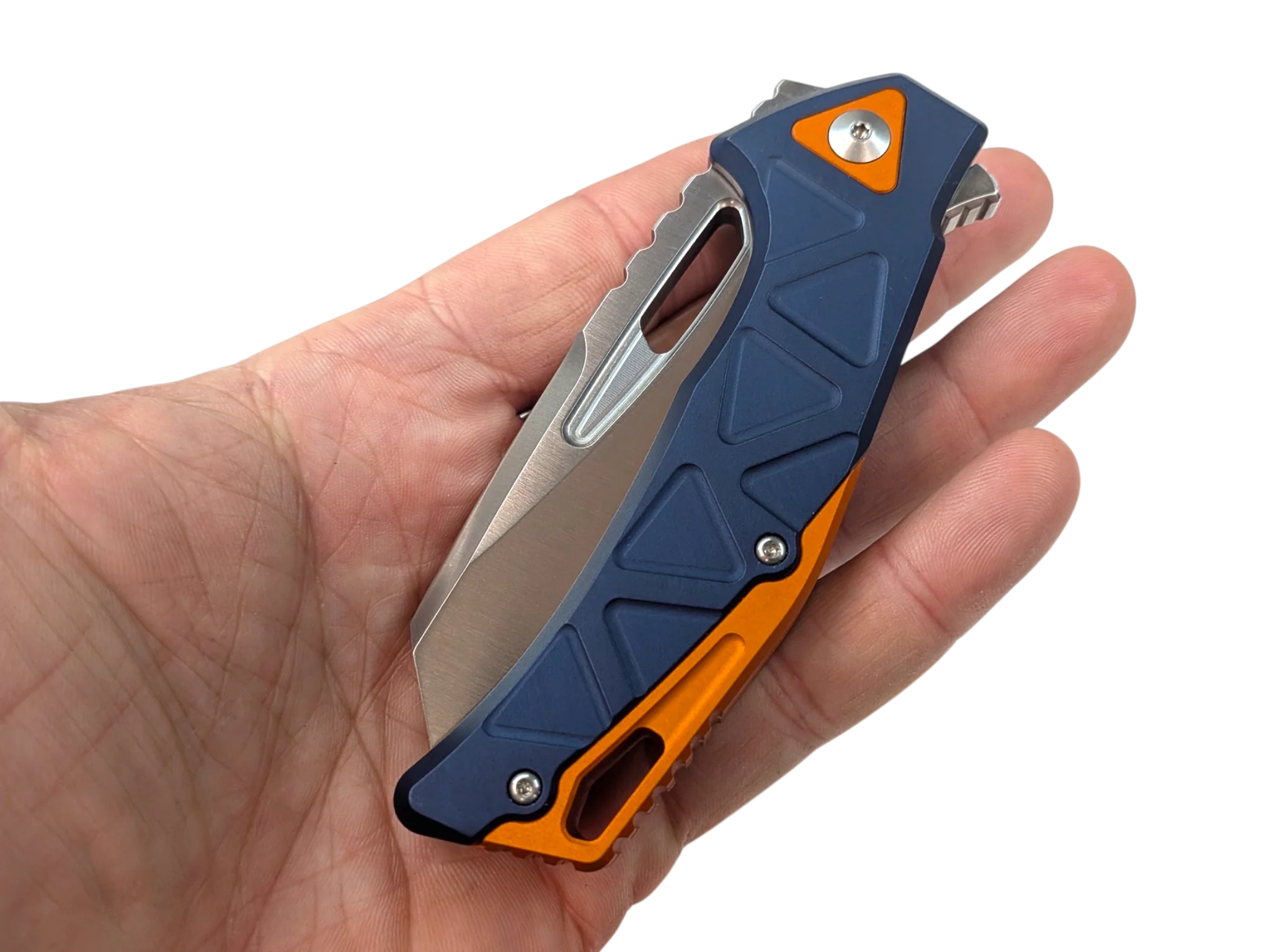 Fox Chronos THICK BOY - Satin N690Co - Made In Italy - Limited Edition ( Blue / Orange ) - Image 3