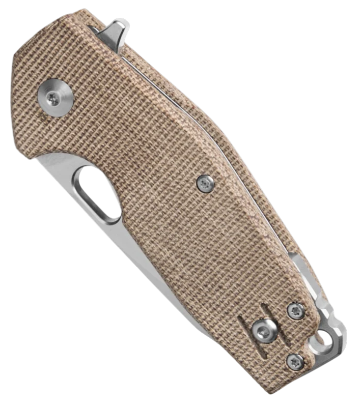 Fox Knives ( Vox 526LI ) Suru Liner Lock Knife Natural Micarta (2.36" Satin) - Image 4