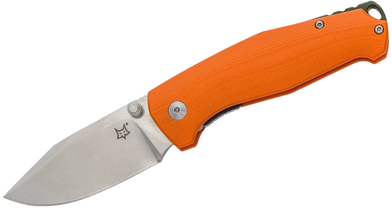 FOX TER - Jesper VOX Design - Orange - N690 Folding Knife - Made In Italy! ( Crazy Special ) - Image 4