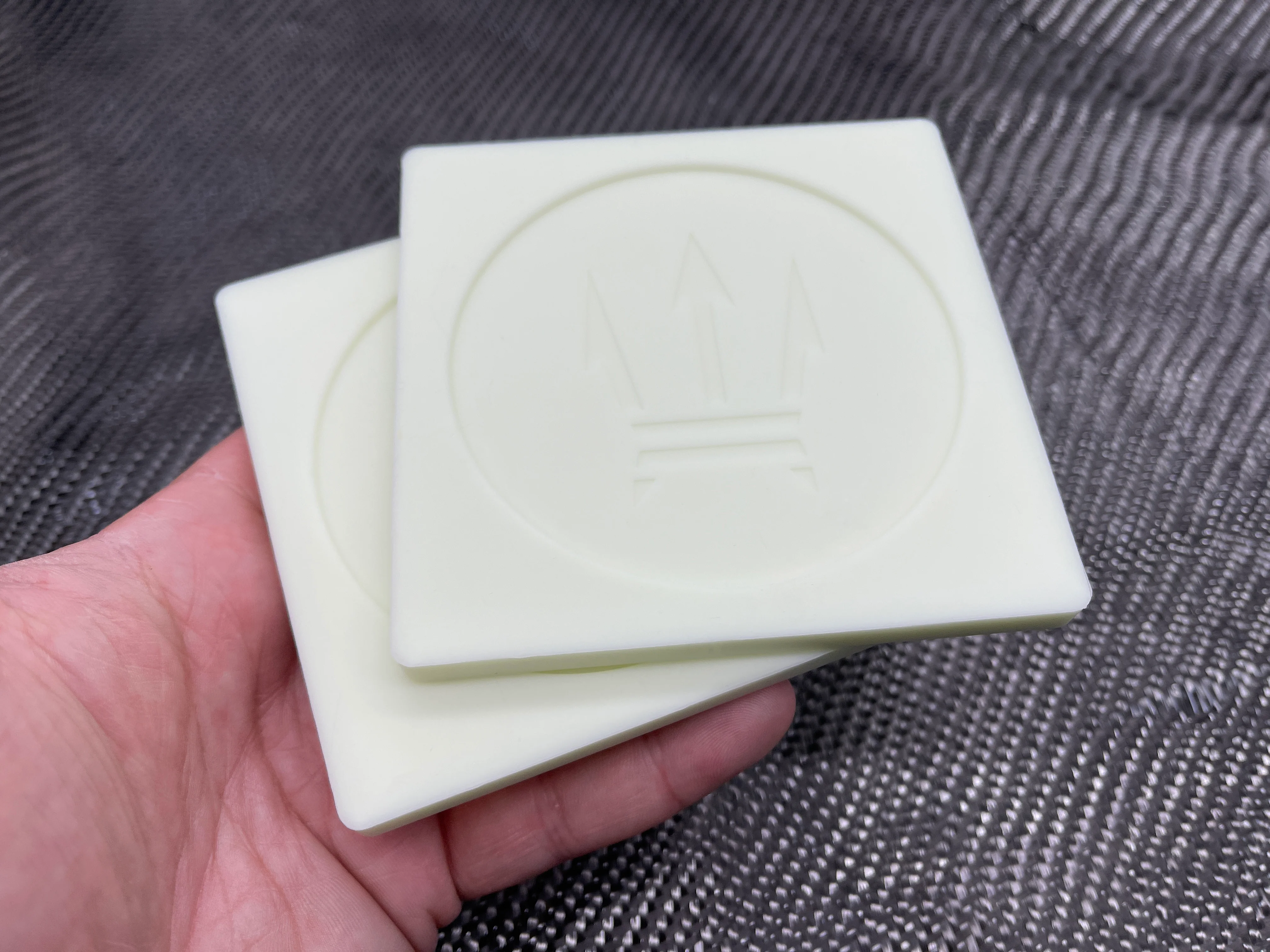 Glow - Extreme Trident Parts Coaster - Non Slip ( 2 Pack ) ( In Stock! ) - Image 12