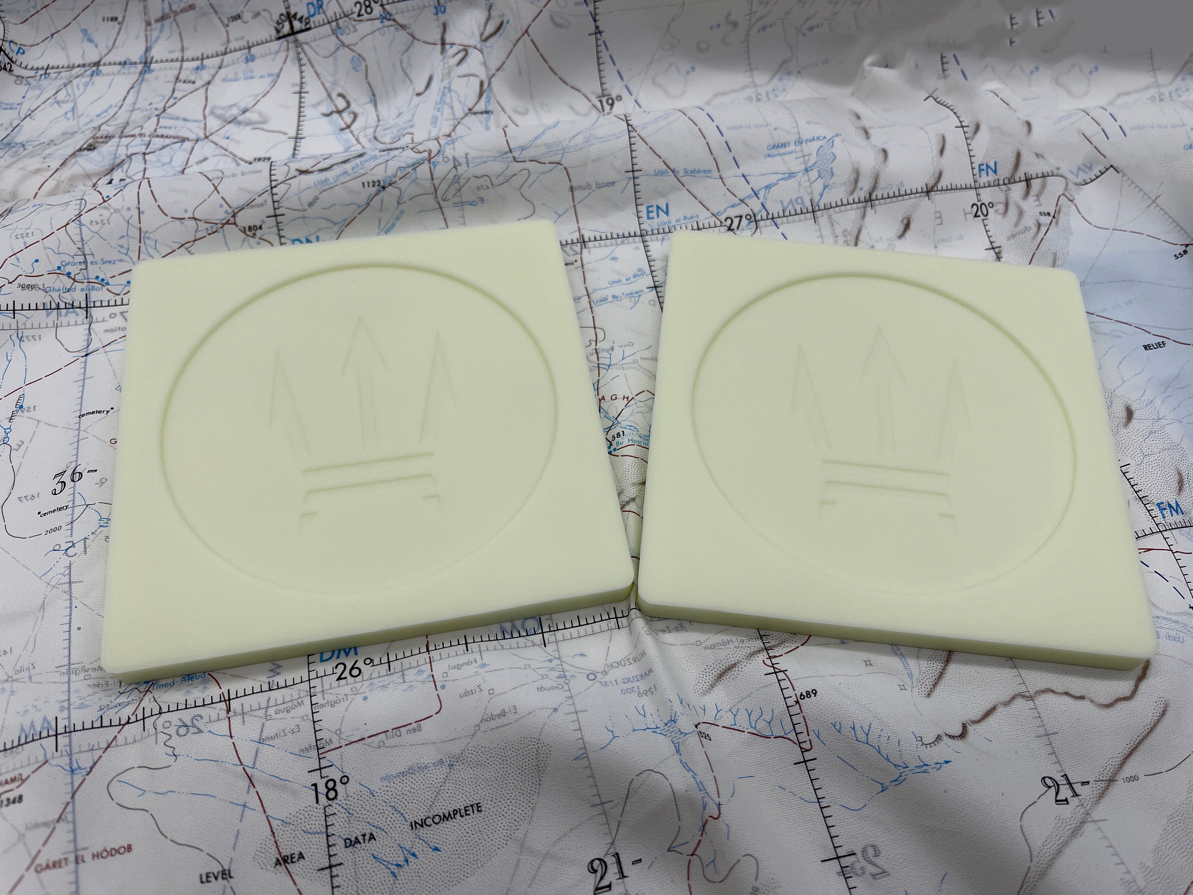 Glow - Extreme Trident Parts Coaster - Non Slip ( 2 Pack ) ( In Stock! ) - Image 7