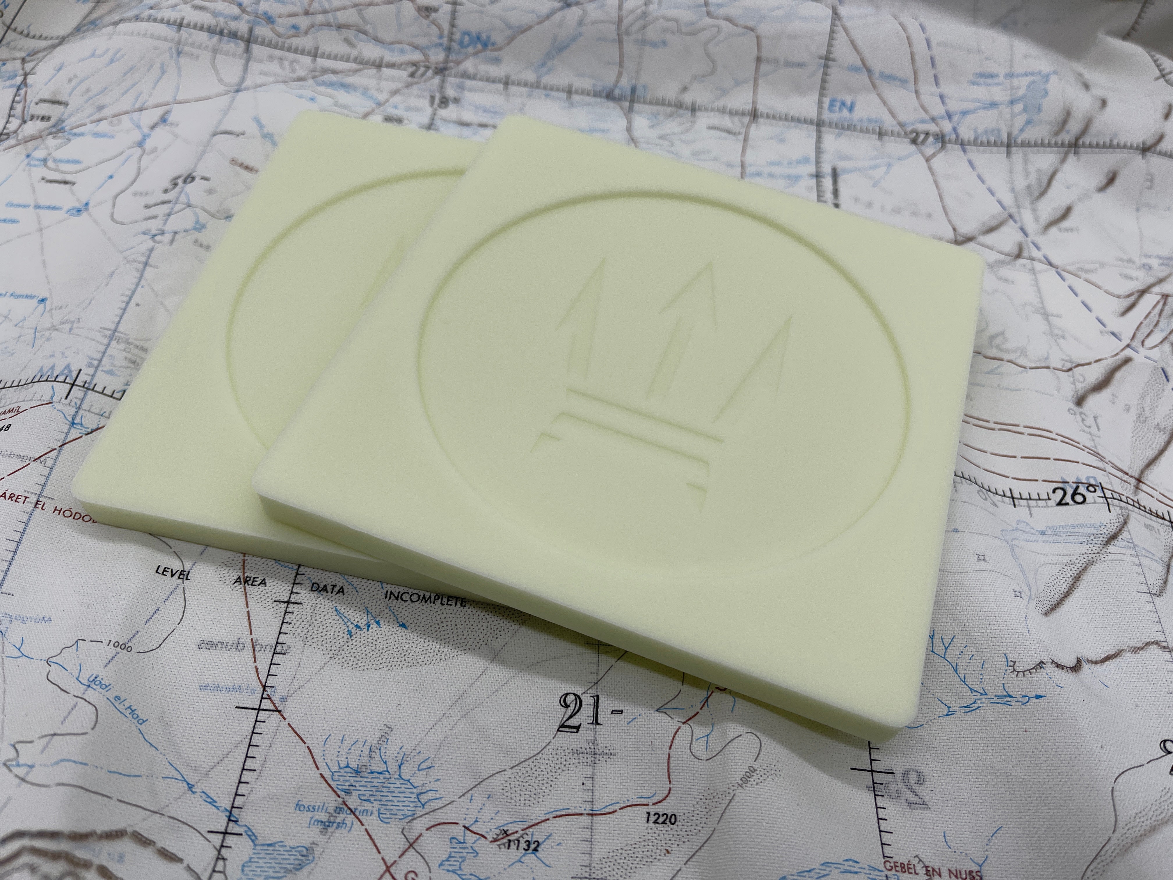 Glow - Extreme Trident Parts Coaster - Non Slip ( 2 Pack ) ( In Stock! ) - Image 9
