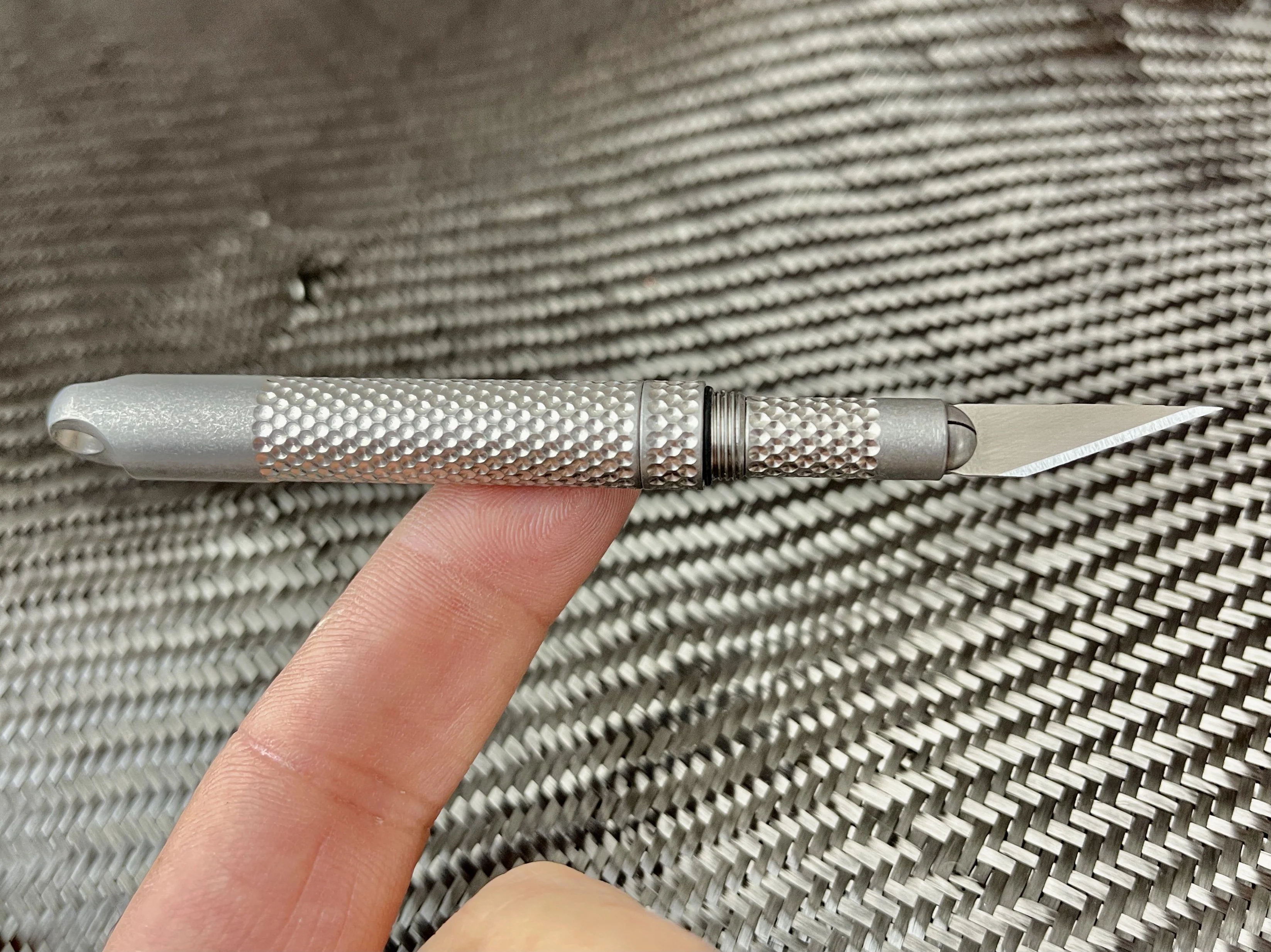 Key Ring Titanium Collapsible Scalpel by Maratac® - Image 4