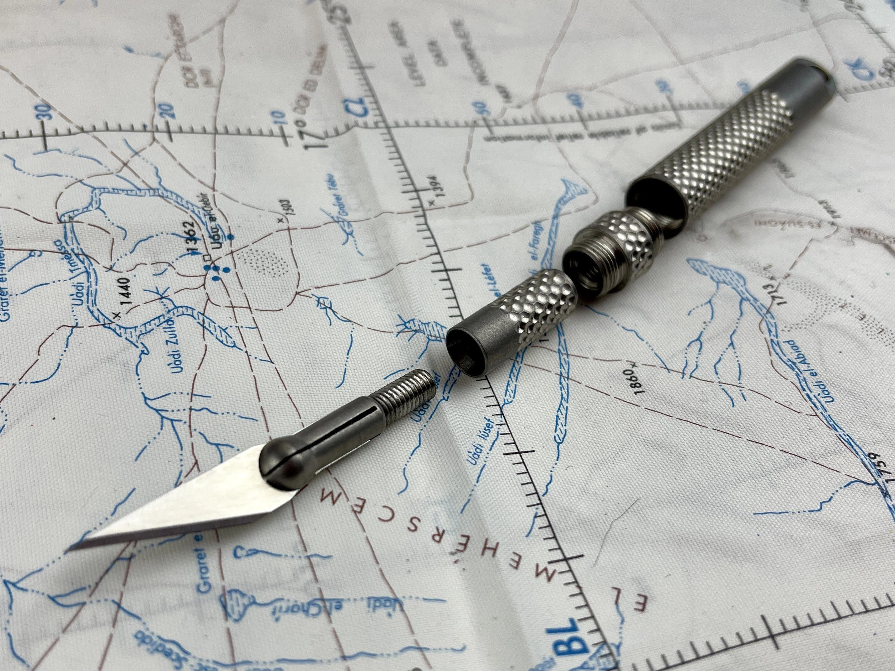 Key Ring Titanium Collapsible Scalpel by Maratac® - Image 6