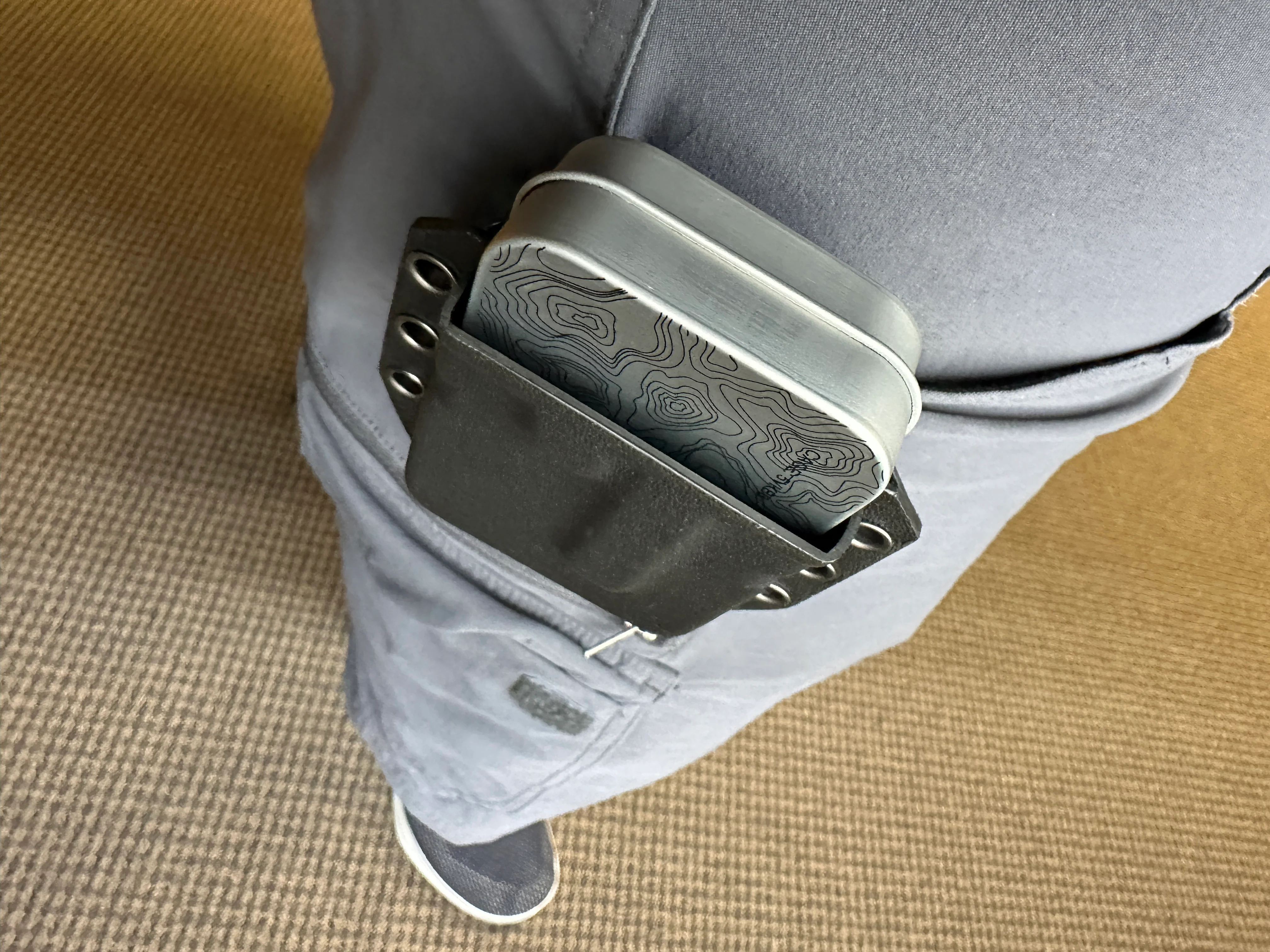 Kydex Belt Holster for Industrial Strength Tin - Image 4