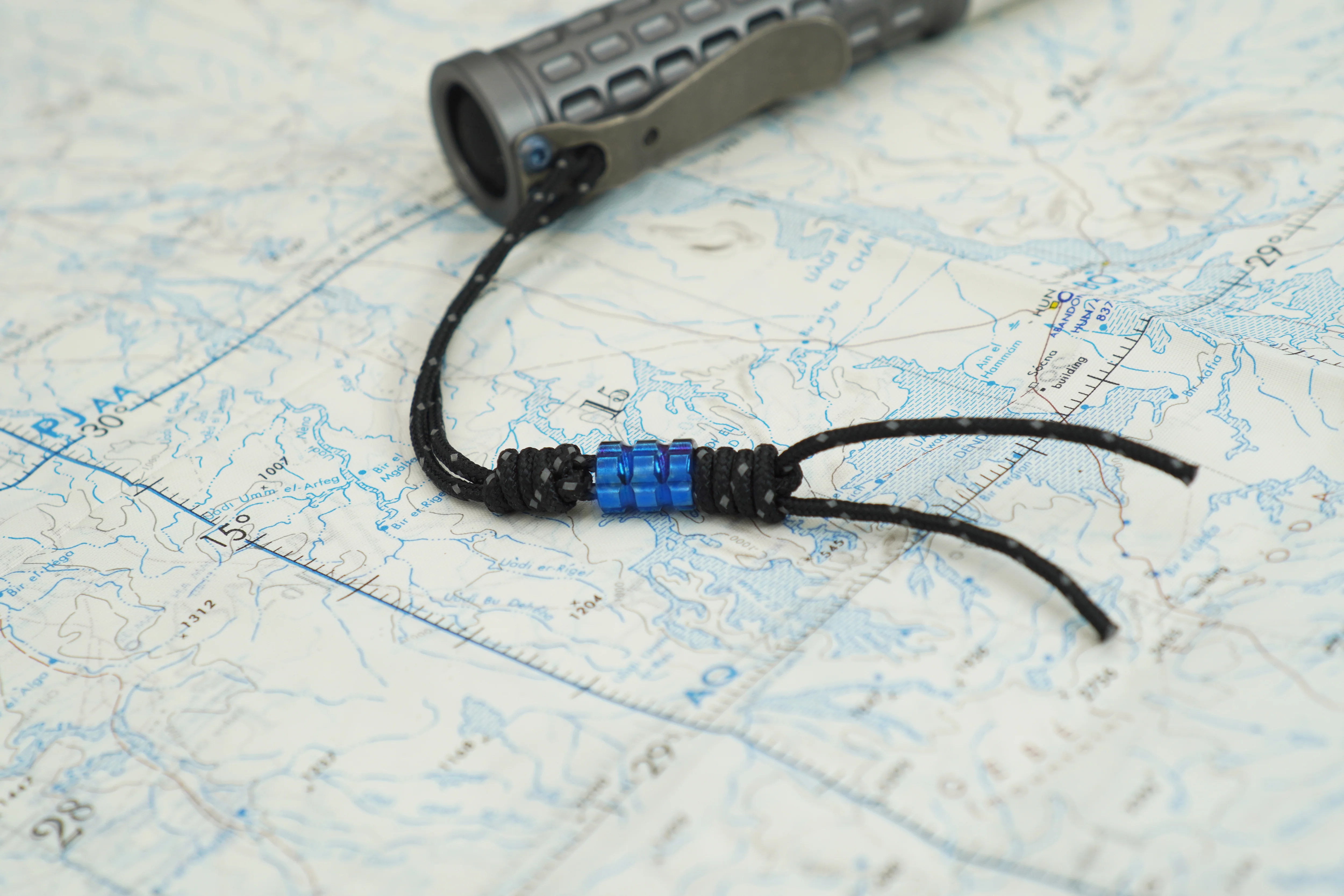 Combo Reflective Lanyard + DTF - Dynamic Titanium Fob - Image 2