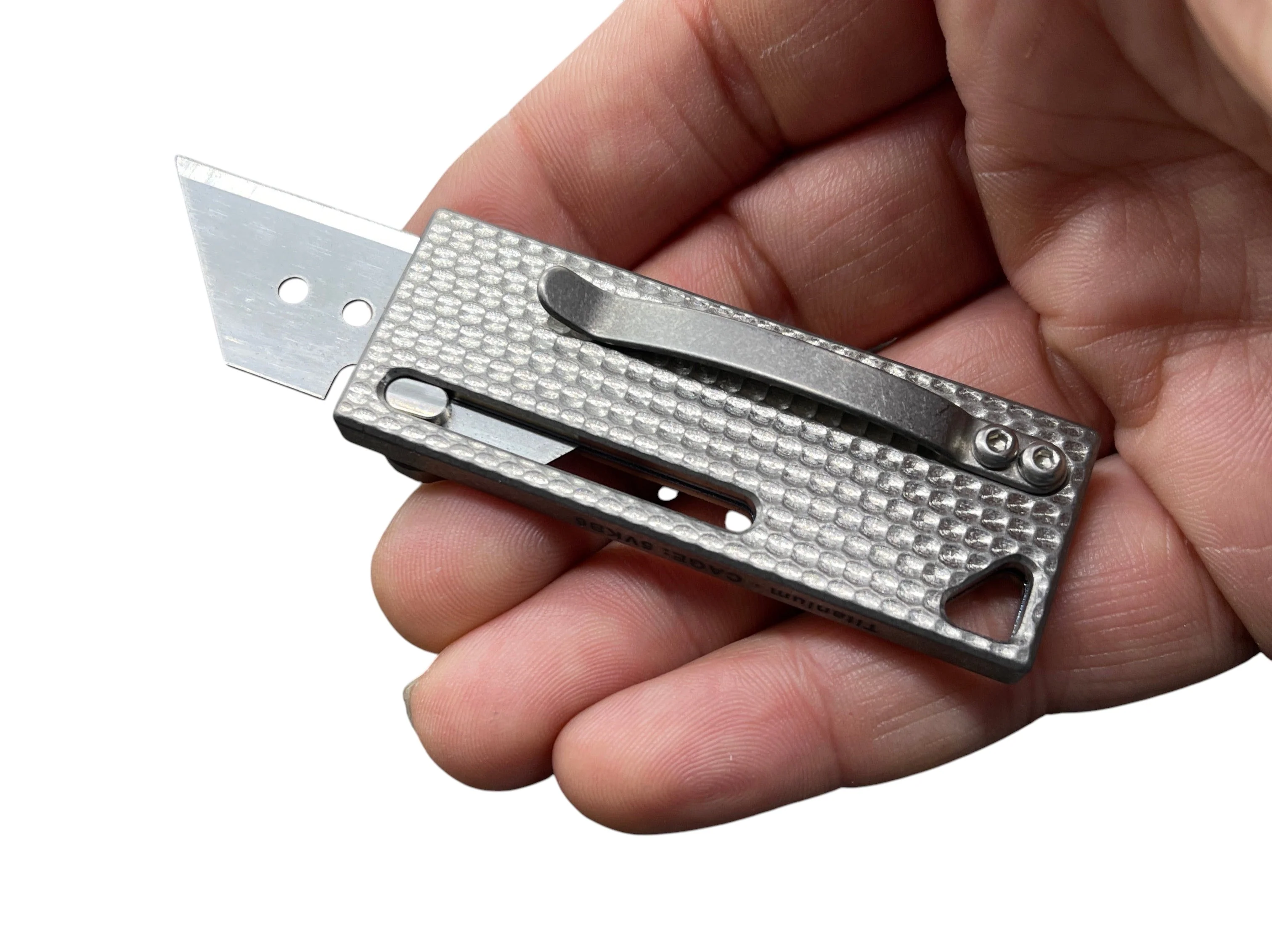 MaxMadCo Design - Titanium - Utility Blade Knife - Gen 2 - Image 8