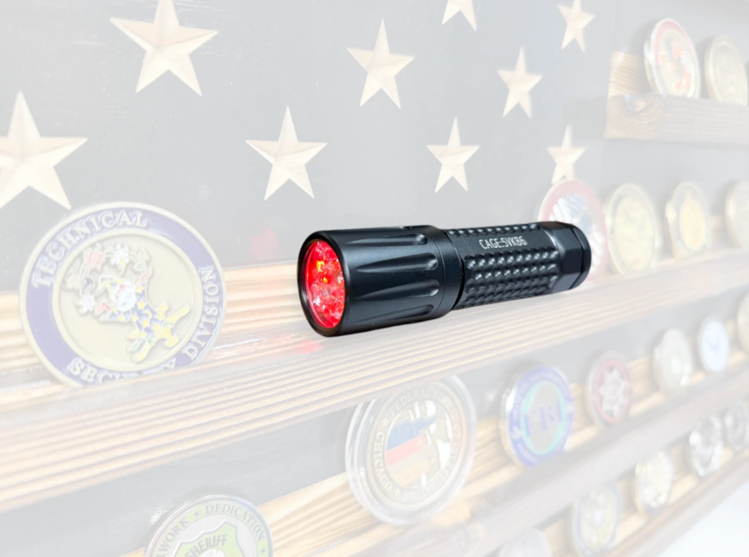 Maratac® 4X Ops Flood & Beacon Kit ( 4XML White + 4 RED Emitters ) - Image 9