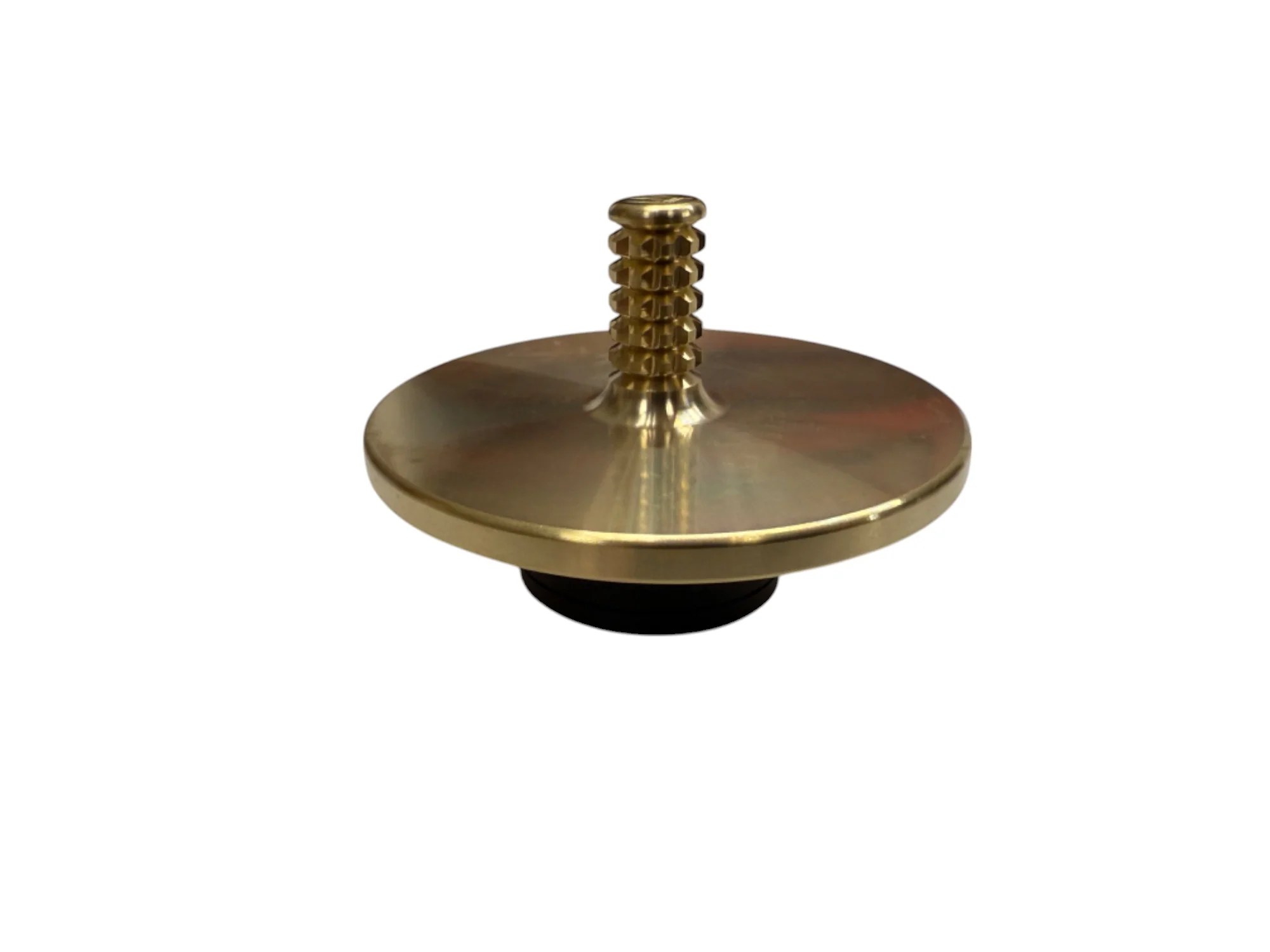 MEGA Tip Top - Tungsten / Brass - Spinning Top + Delrin Stand by Maratac® - Image 4