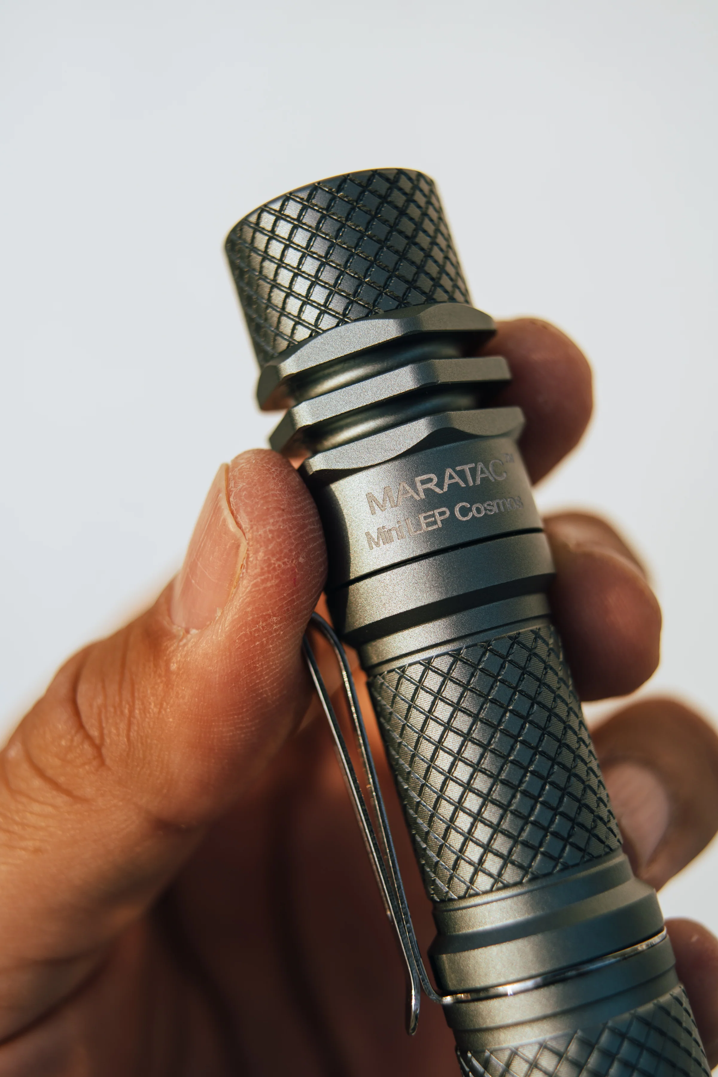 Mini LEP Cosmos - Laser Flashlight 14500 by Maratac® - Gray - Image 18