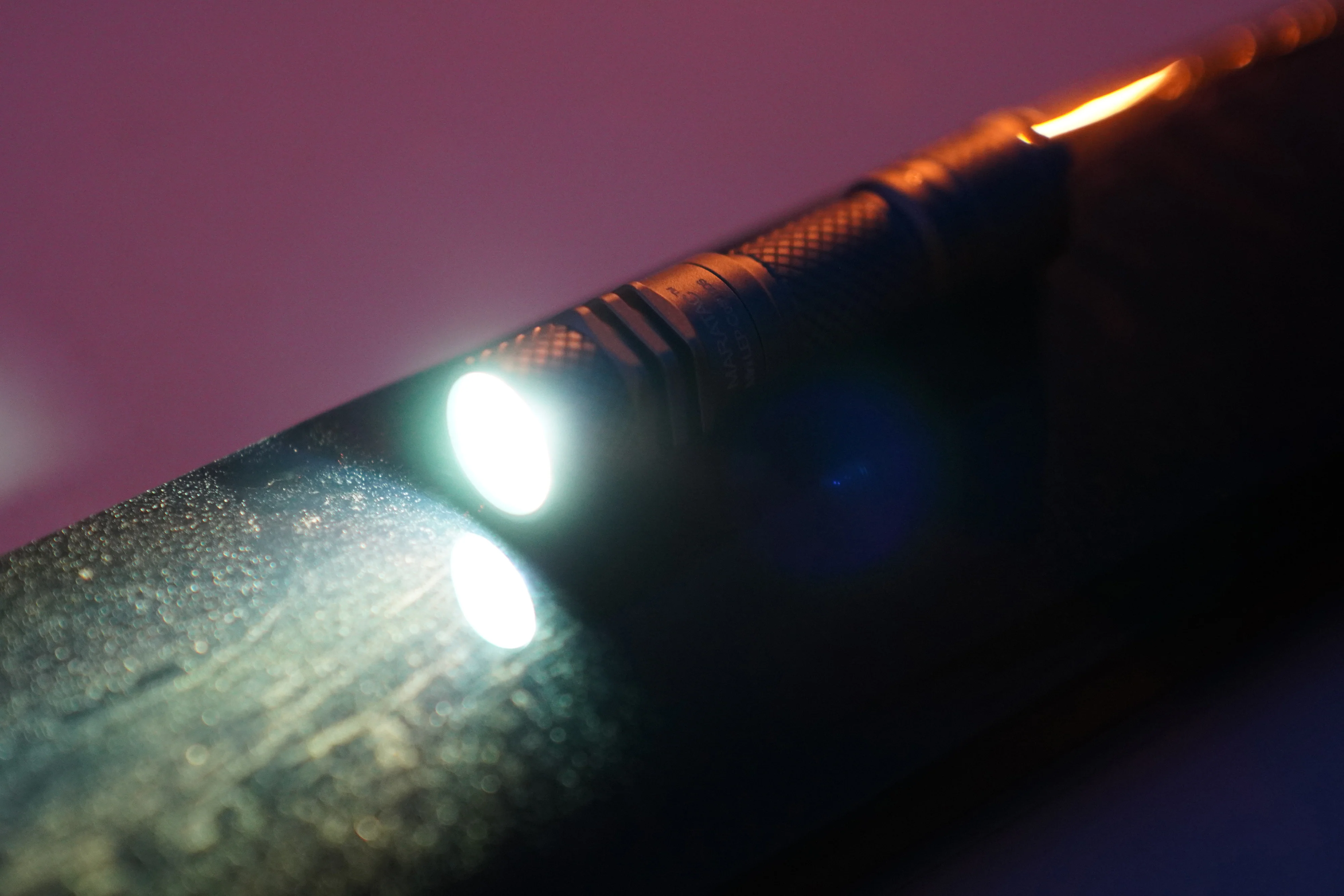 Mini LEP Cosmos - Laser Flashlight 14500 by Maratac® - Matte Black - Image 4