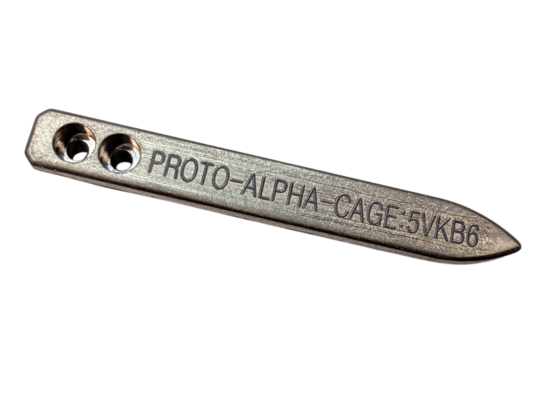 Mono Block Titanium Clip + 2 Screws Only For ( Flight Suit Pen ) ( Spare Part ) - Image 2