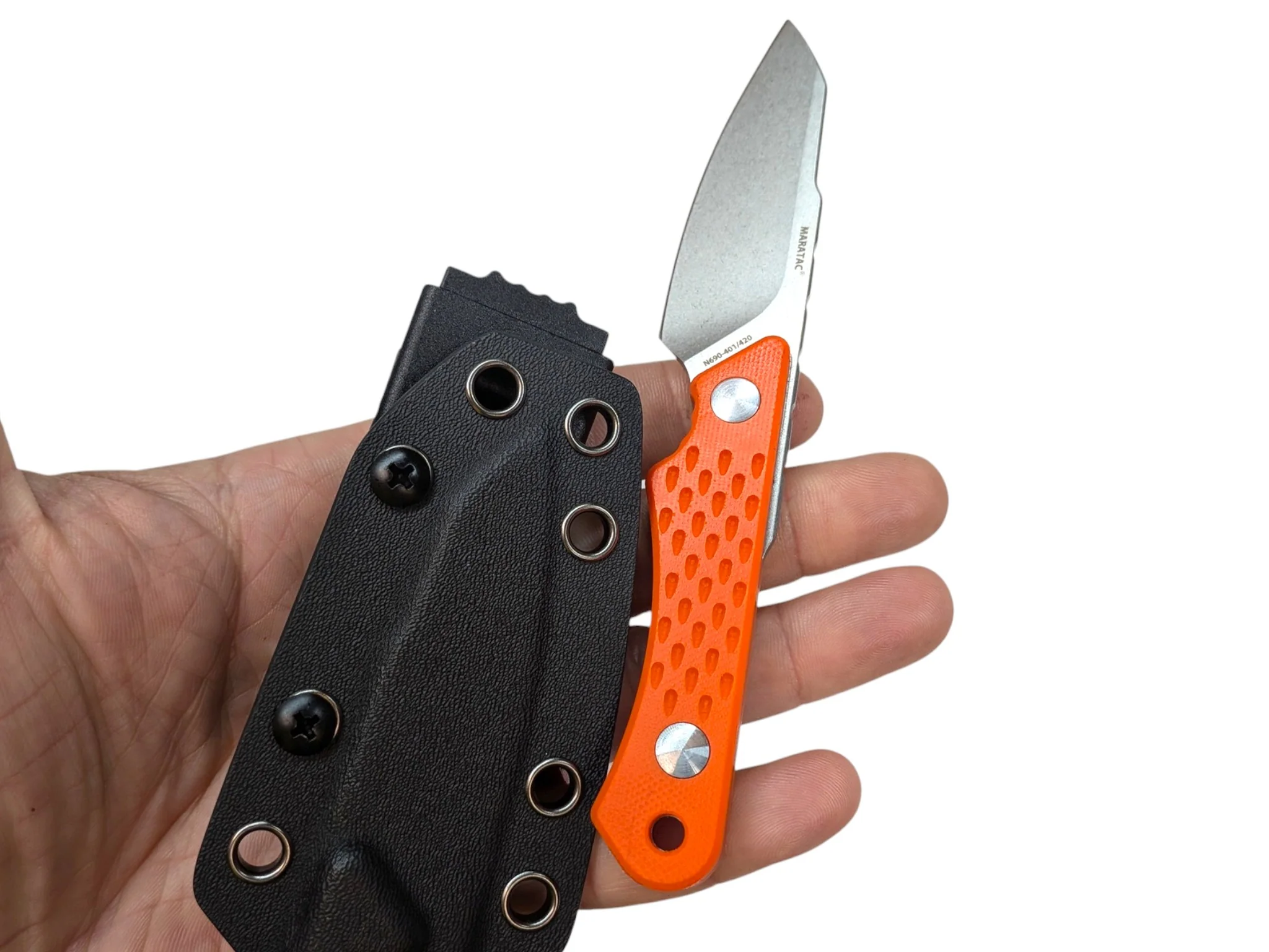 Step-Ridge MK-1 - N690 Fixed Blade Knife by Maratac® ( New ) - Image 13
