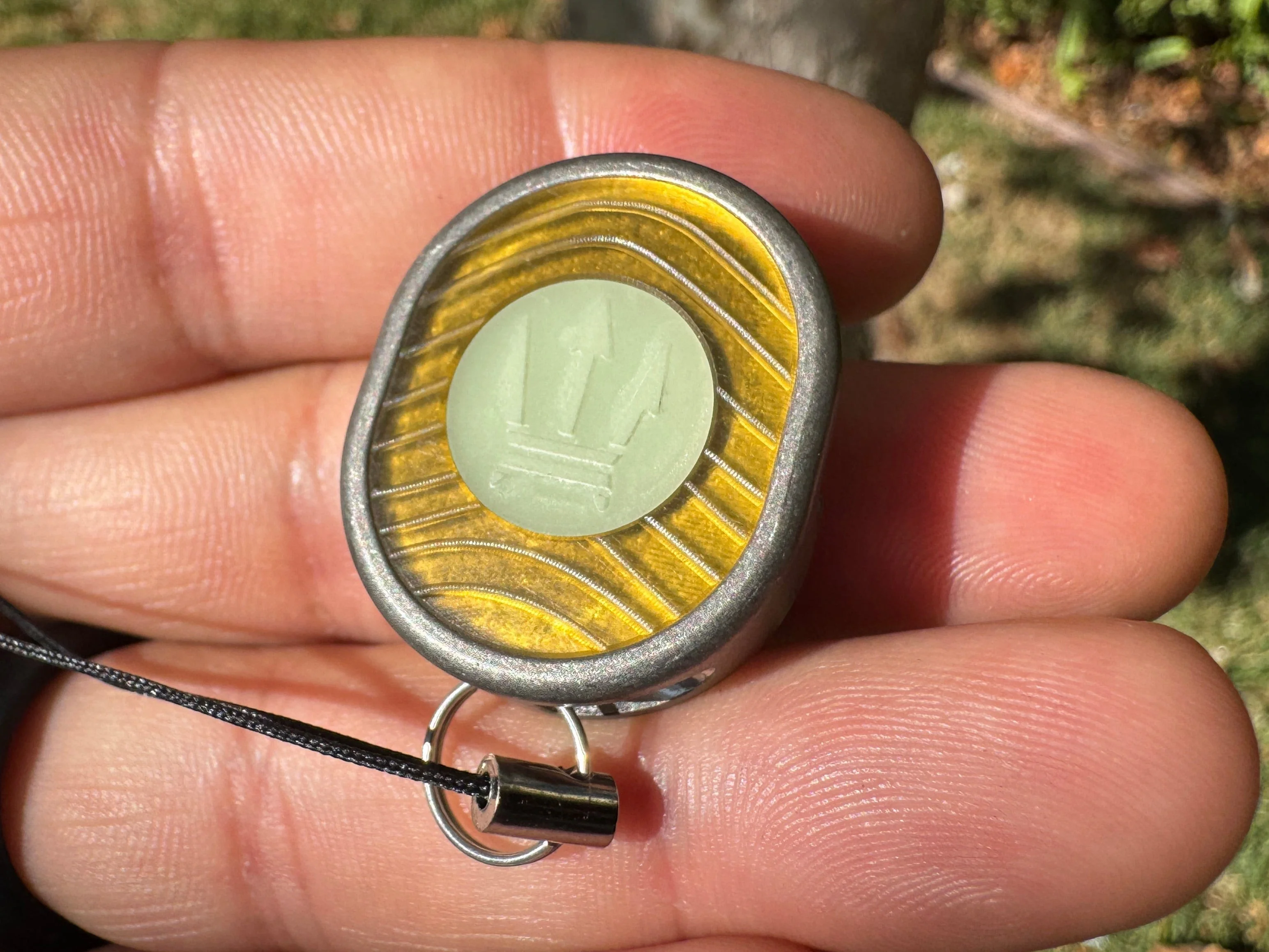 Apri Bottle Opener - Titanium / Ultem / UGM Glow by Maratac - Gen 2 - Image 3