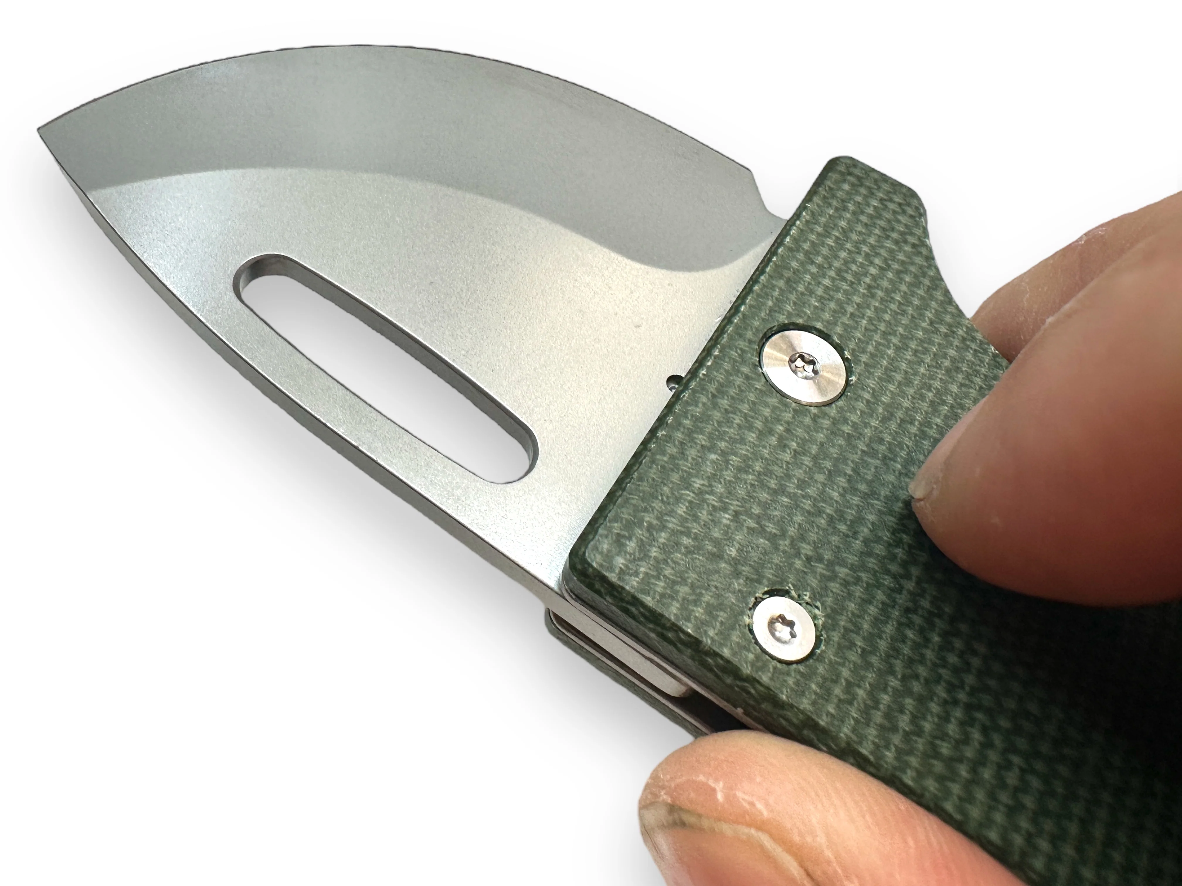 D2 Re-Action - Ti ( Canvas Micarta ) - Sold Out - Back Order Now - Image 5
