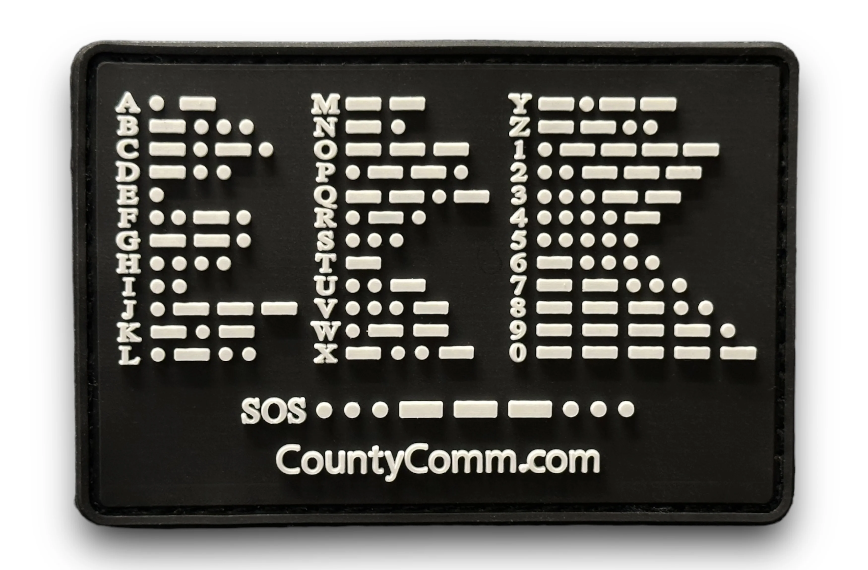 Signal Sentry - Morse Code & SOS Patch ( 2 Variants ) - Image 3