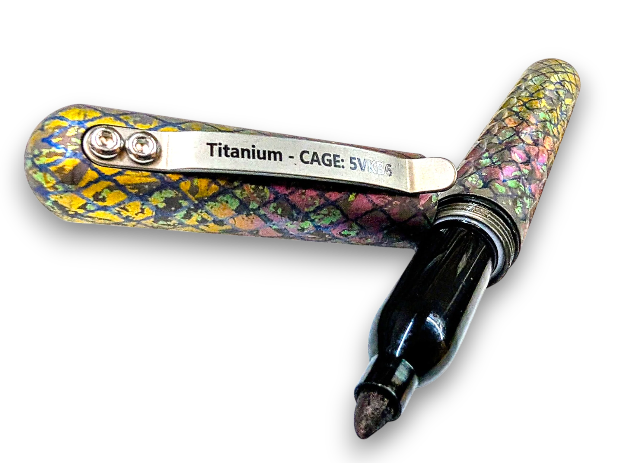Signator Titanium Permanent Marker / Vault by Maratac® - Chaotic Aurora Pattern ( Sold Out - Sign up for the next launch! ) - Image 20
