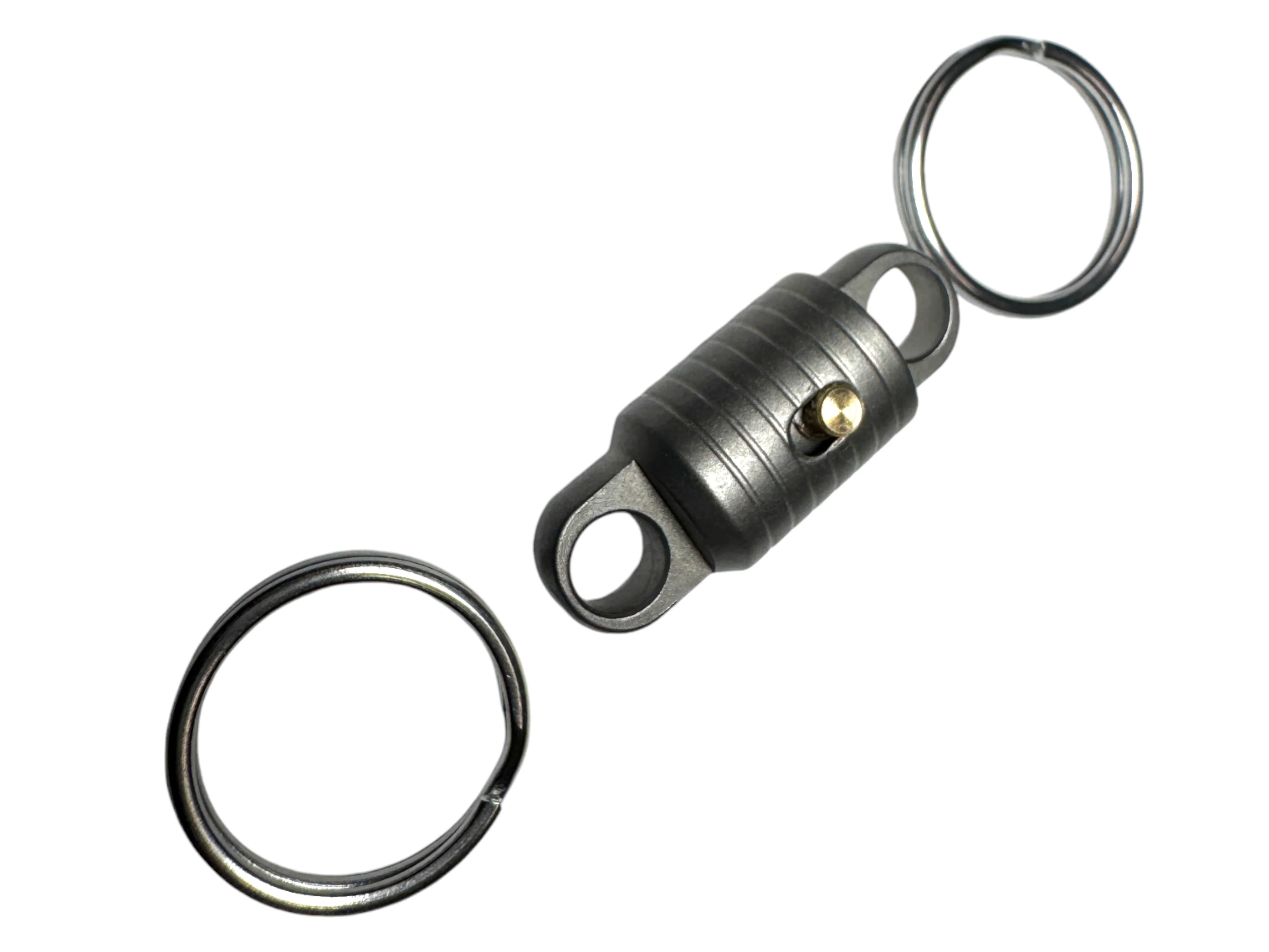 Titanium Slide-Lock Quick-Release Keychain - Image 3