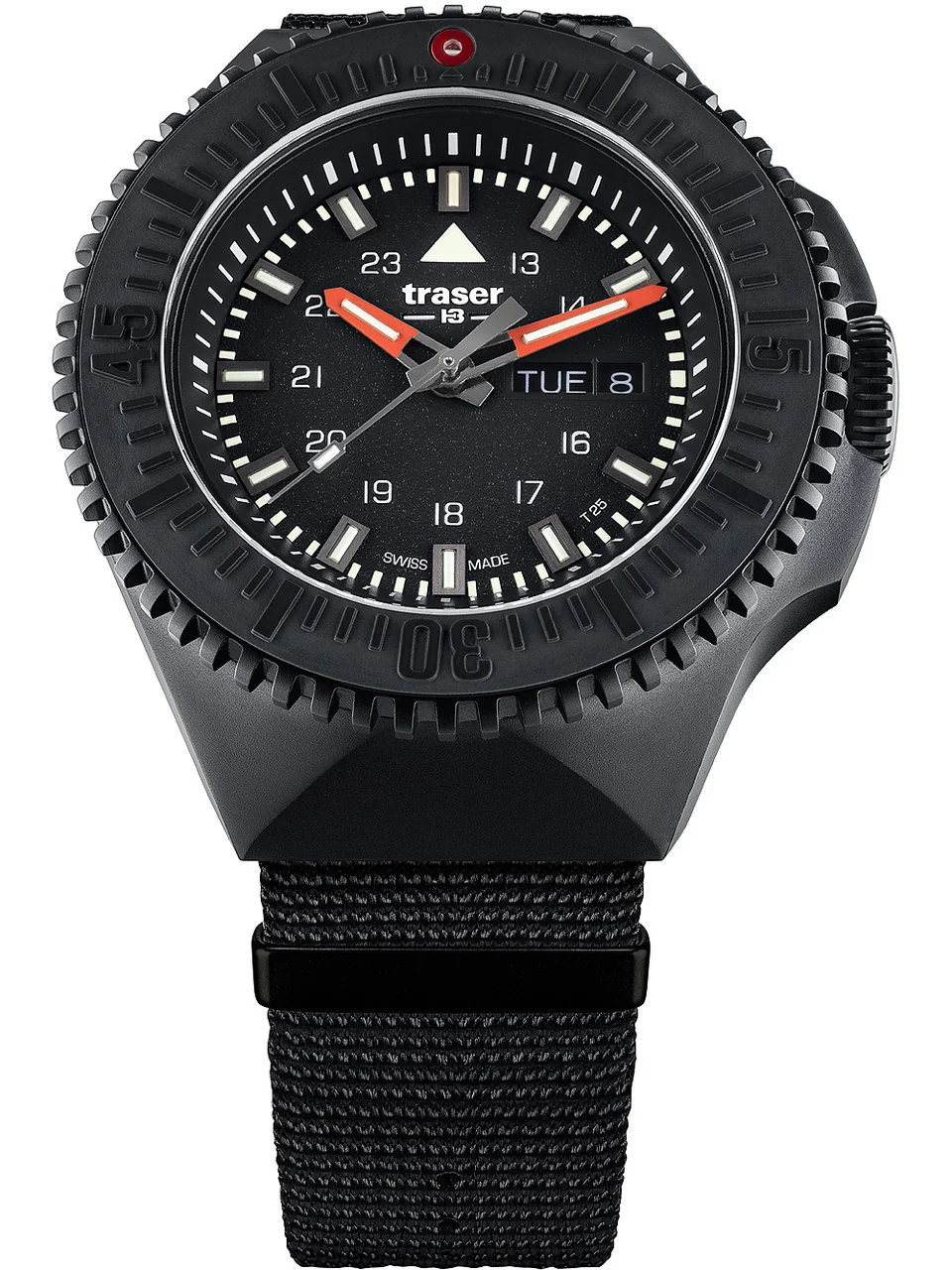 Tritium H3 Swiss P69 PVD Black Sapphire  - 48mm Dive Watch by MB-Microtec - Image 5