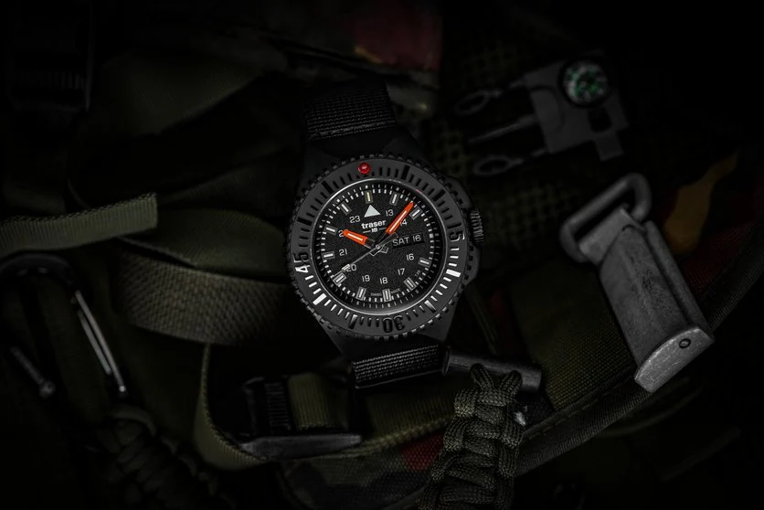 Tritium H3 Swiss P69 PVD Black Sapphire  - 48mm Dive Watch by MB-Microtec - Image 7