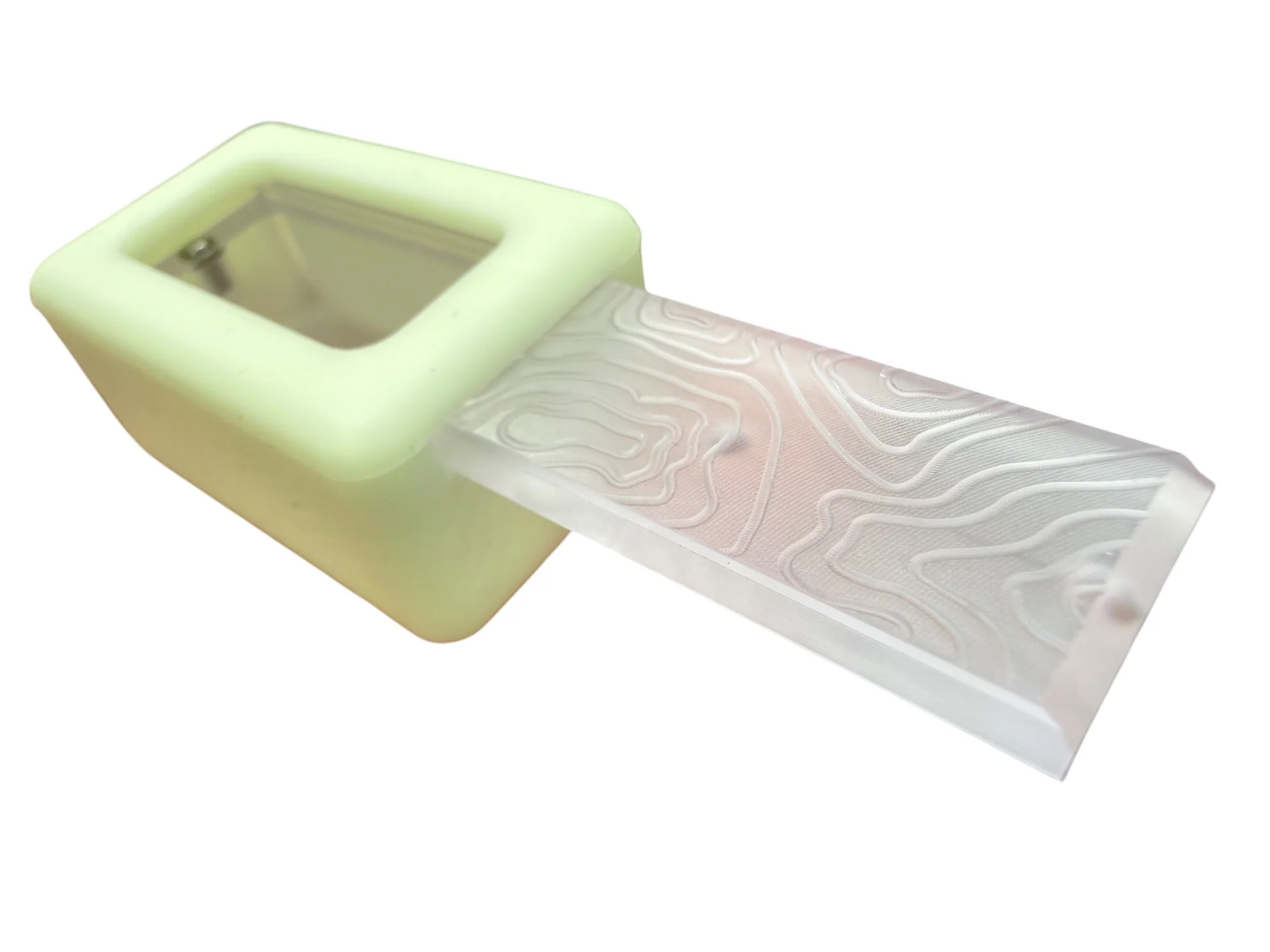 Tiny Polycarbonate Pocket Box - Topo + Glow Silicone Holder - Gen 3 - Image 8
