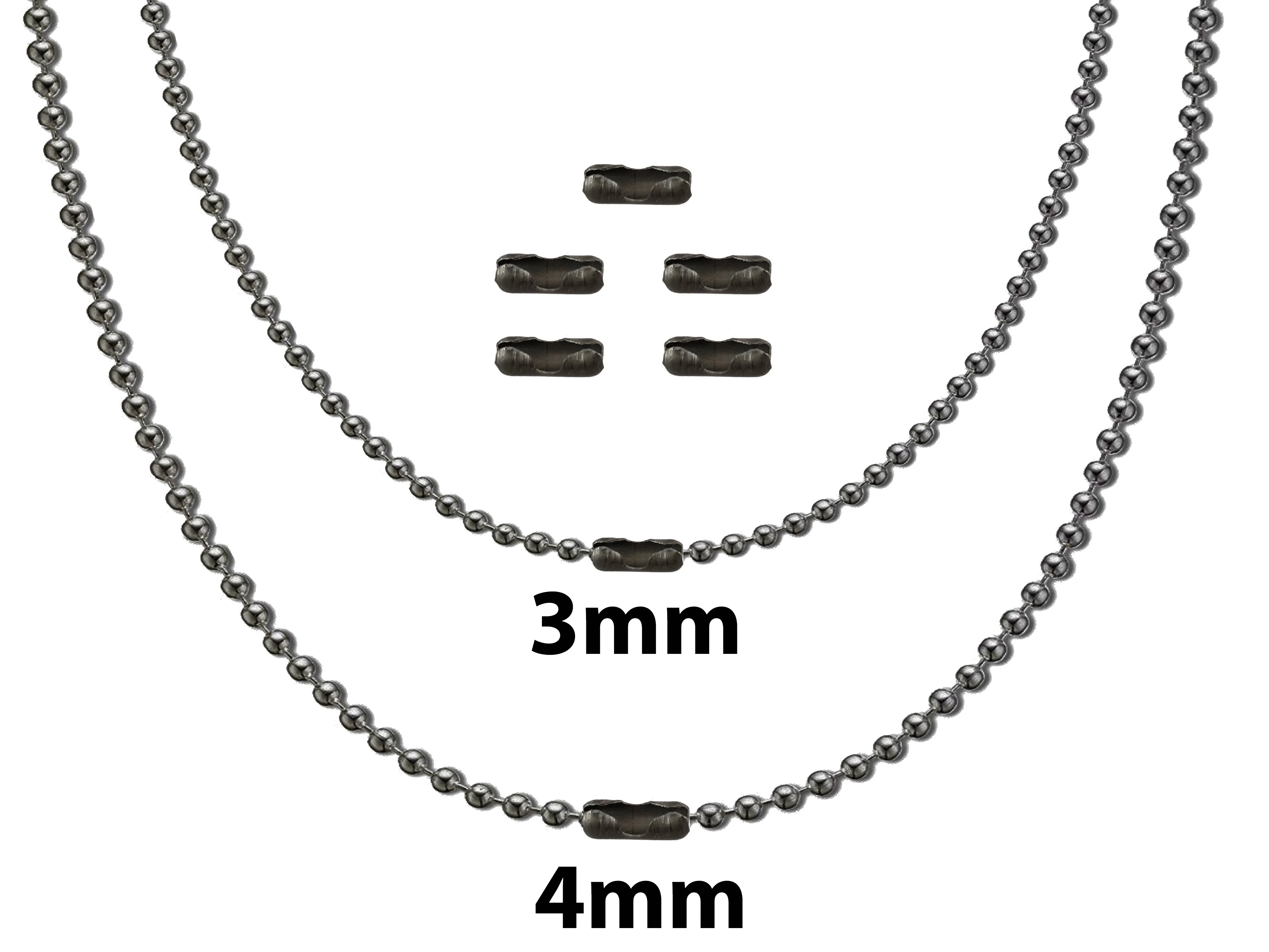 Titanium Ball Chain Kit + 5 Clasps - Gen 2 - Image 2