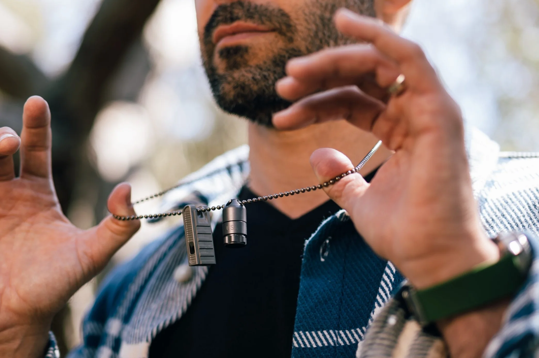 Titanium Ball Chain Kit + 5 Clasps - Gen 2 - Image 3