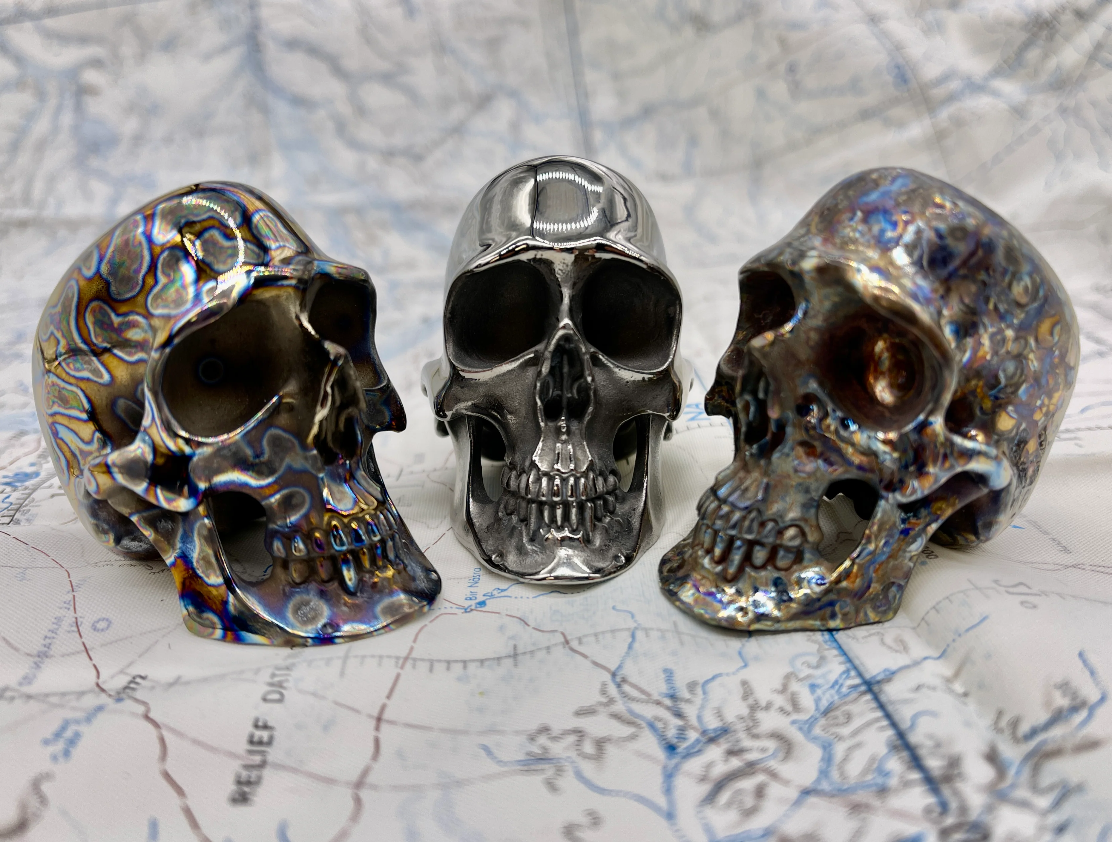 Custom Titanium Colossus Skull by Tony Fabrioli  ( Limited Run! ) - Image 10
